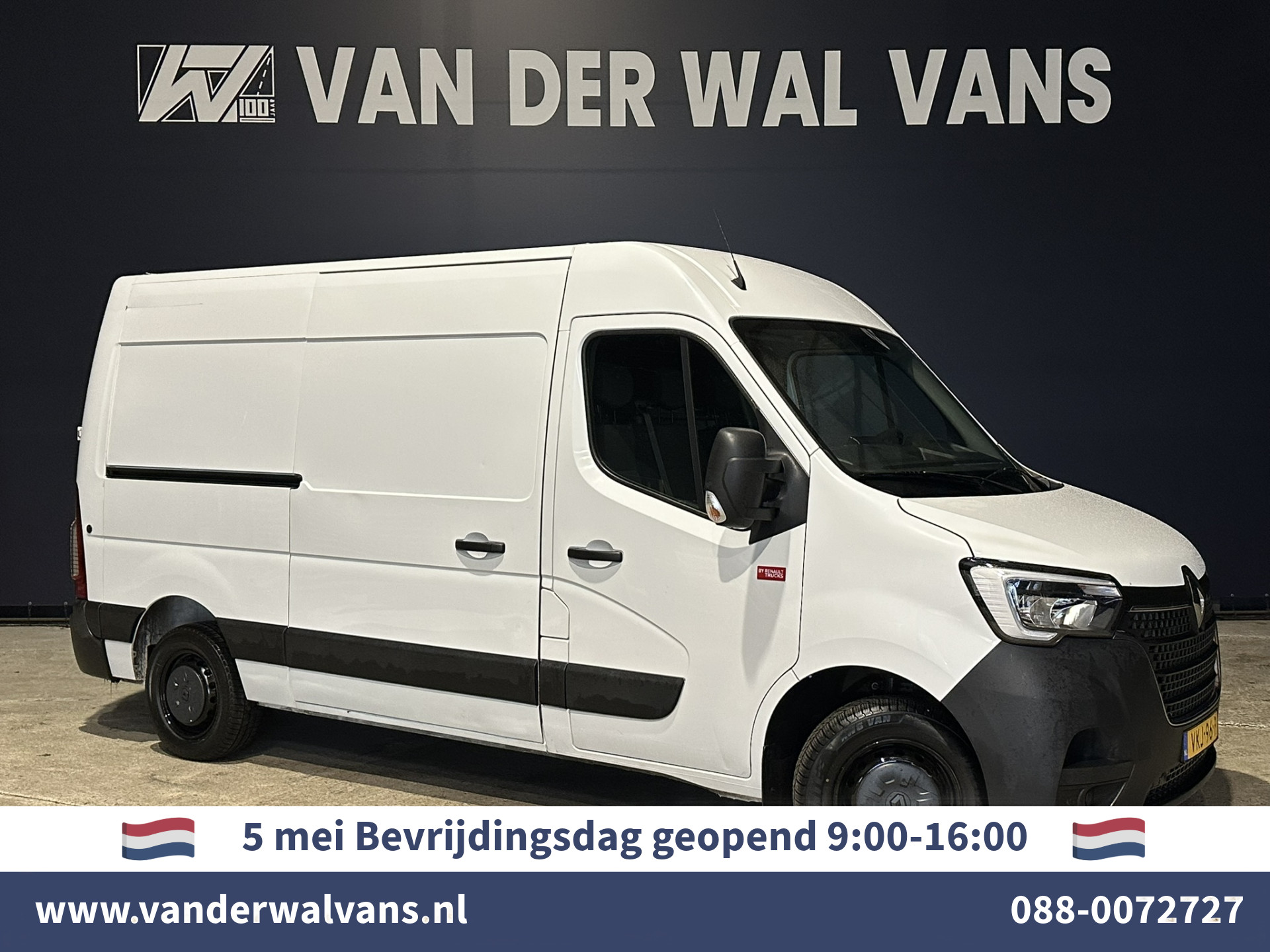 Renault Master 2.3 dCi 136pk L2H2 Euro6 Airco | Camera | Navigatie | Cruisecontrol | Trekhaak | Parkeersensoren Bijrijdersbank