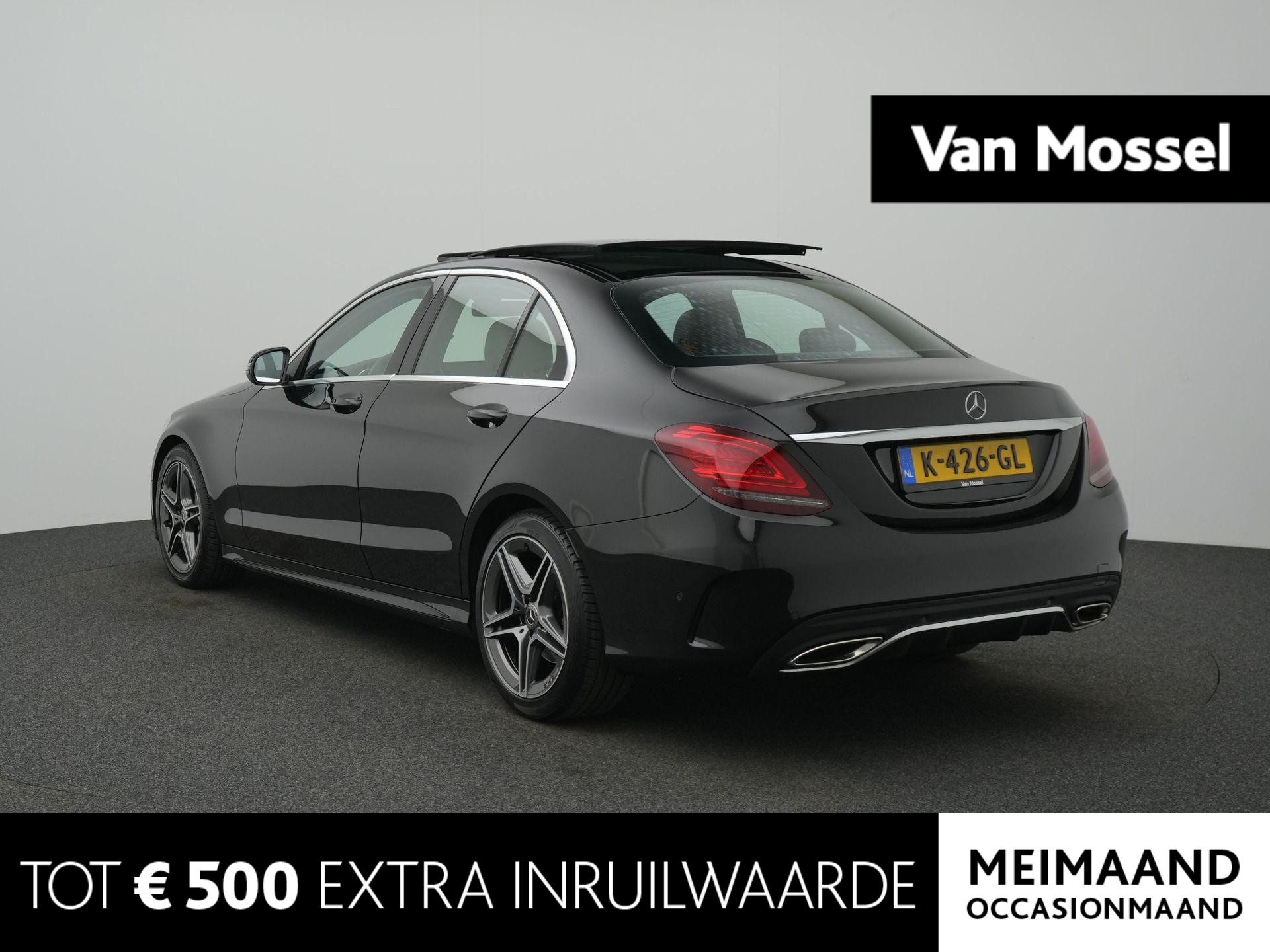 Mercedes-Benz C-Klasse 180 Business Solution AMG PANORAMADAK | AMG-PAKKET | VIRTUEEL COCKPIT | STOELVERWARMING | CAMERA | CLIMA | APPLE CARPLAY | LED VERLICHTING | ELEKTRISCHE STOELEN | CRUISE | ELEKTRISCHE KOFFERKLEP |