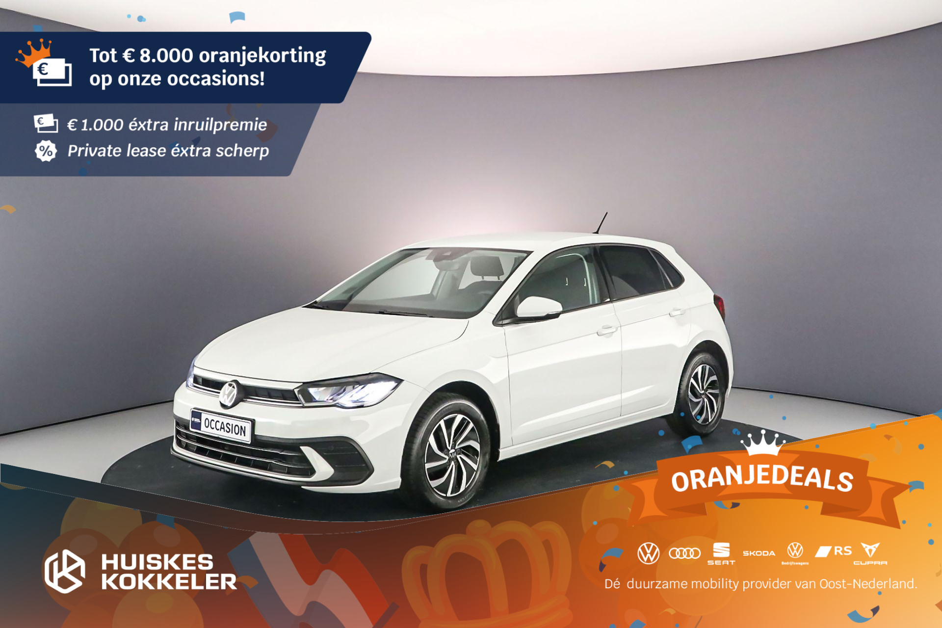 Volkswagen Polo Life 1.0 TSI 95pk Adaptive cruise control, DAB, Radio, Airco, App connect, LED verlichting, Bluetooth
