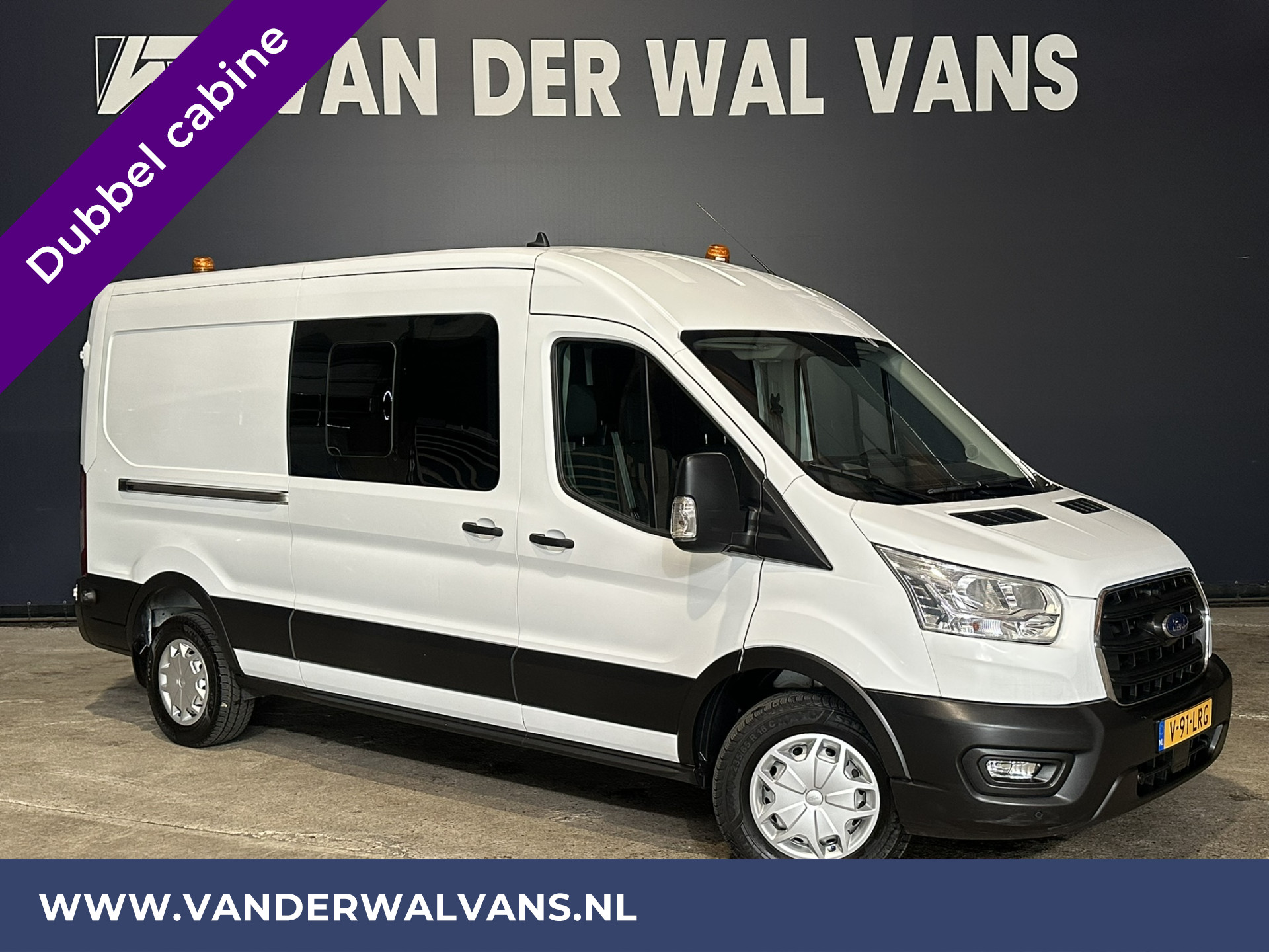 Ford Transit 2.0 TDCI 170pk 3500kg Trekhaak L3H2 Dubbele Cabine Euro6 Airco | 6-Zits | Camera cruisecontrol, parkeersensoren