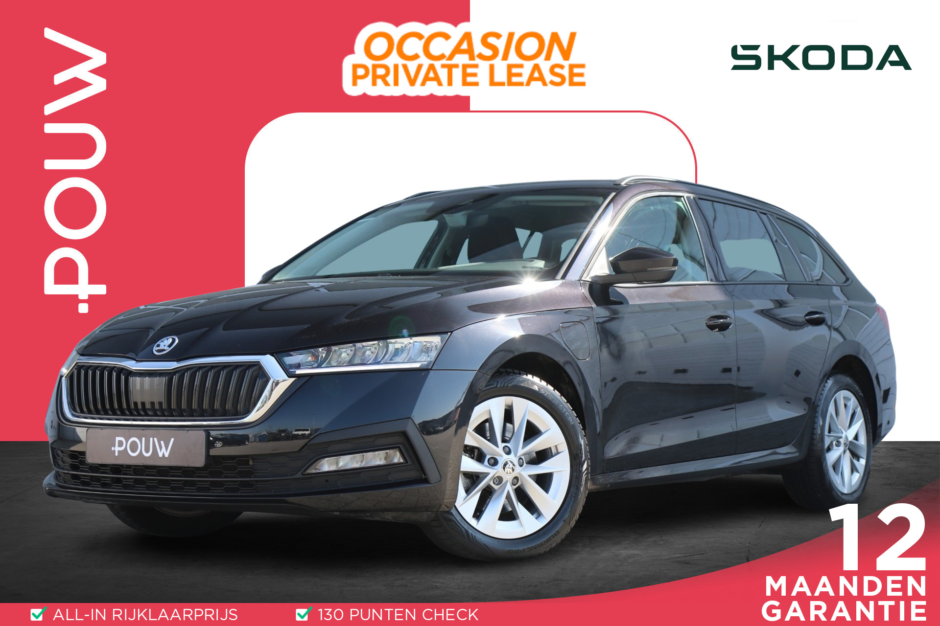 Škoda Octavia Combi 1.4 TSI iV 204pk DSG PHEV Ambition | SoH 99% | Smartlink Navigatie | Stoelverwarming | Parkeersensoren Achter