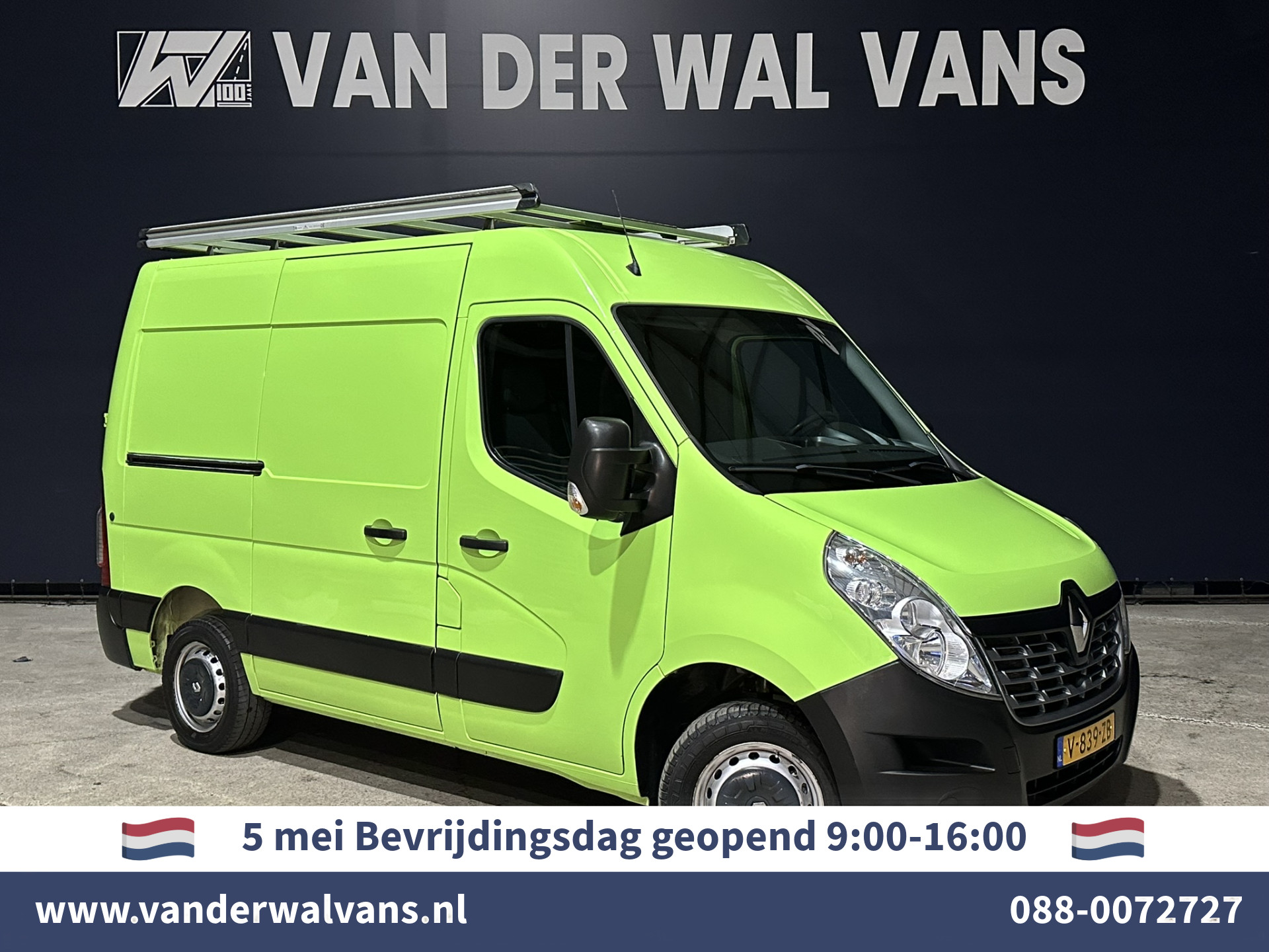 Renault Master 2.3 dCi 131pk L1H2 Euro6 Airco | Camera | Navigatie | Imperiaal | Cruisecontrol 2500kg Trekhaak, Parkeersensoren, Bijrijdersbank