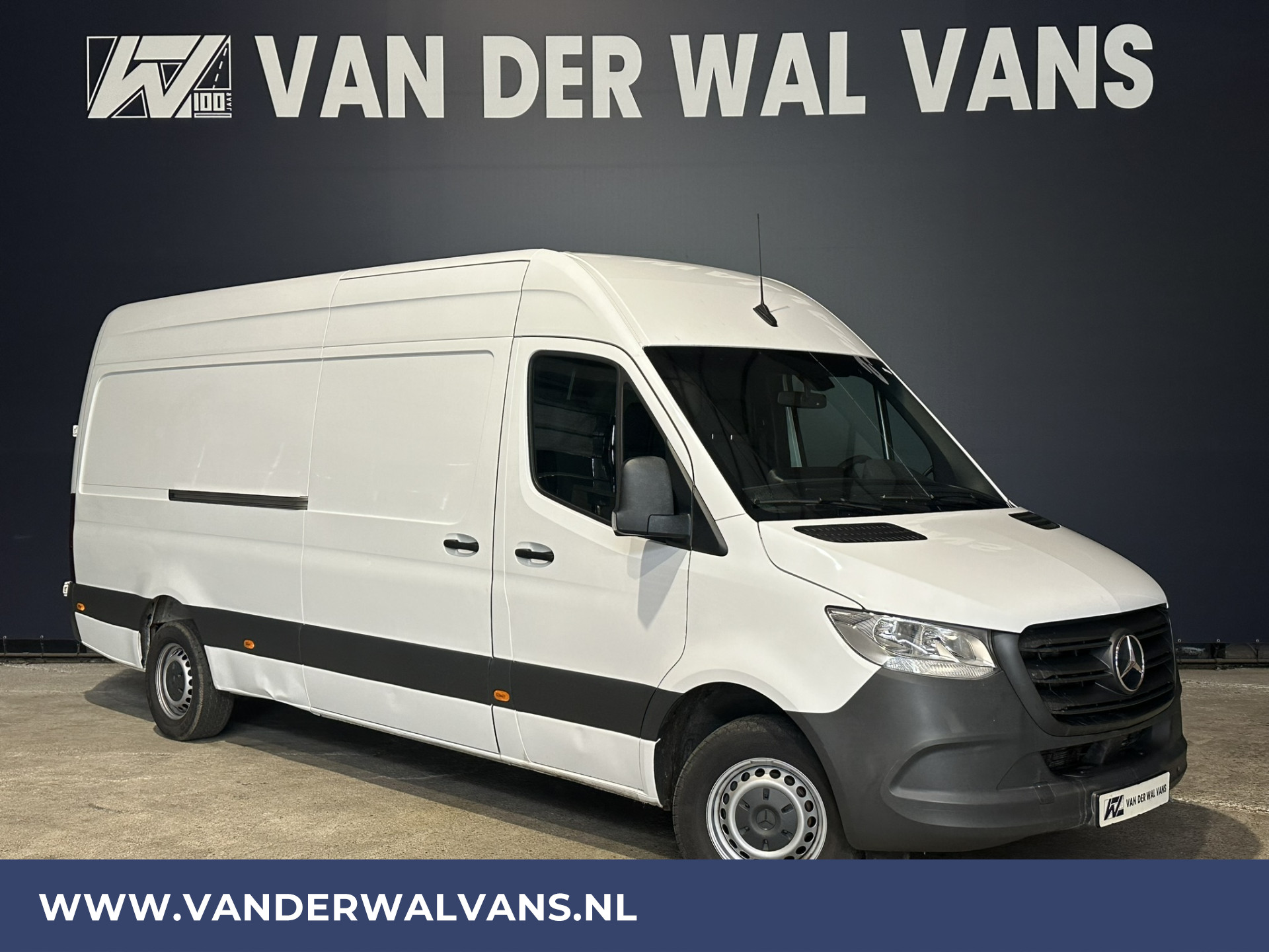 Mercedes-Benz Sprinter 315 CDI 150pk L3H2 Euro6 Airco | Camera | Cruisecontrol | Stoelverwarming 270 Graden achterdeuren, Bijrijdersbank