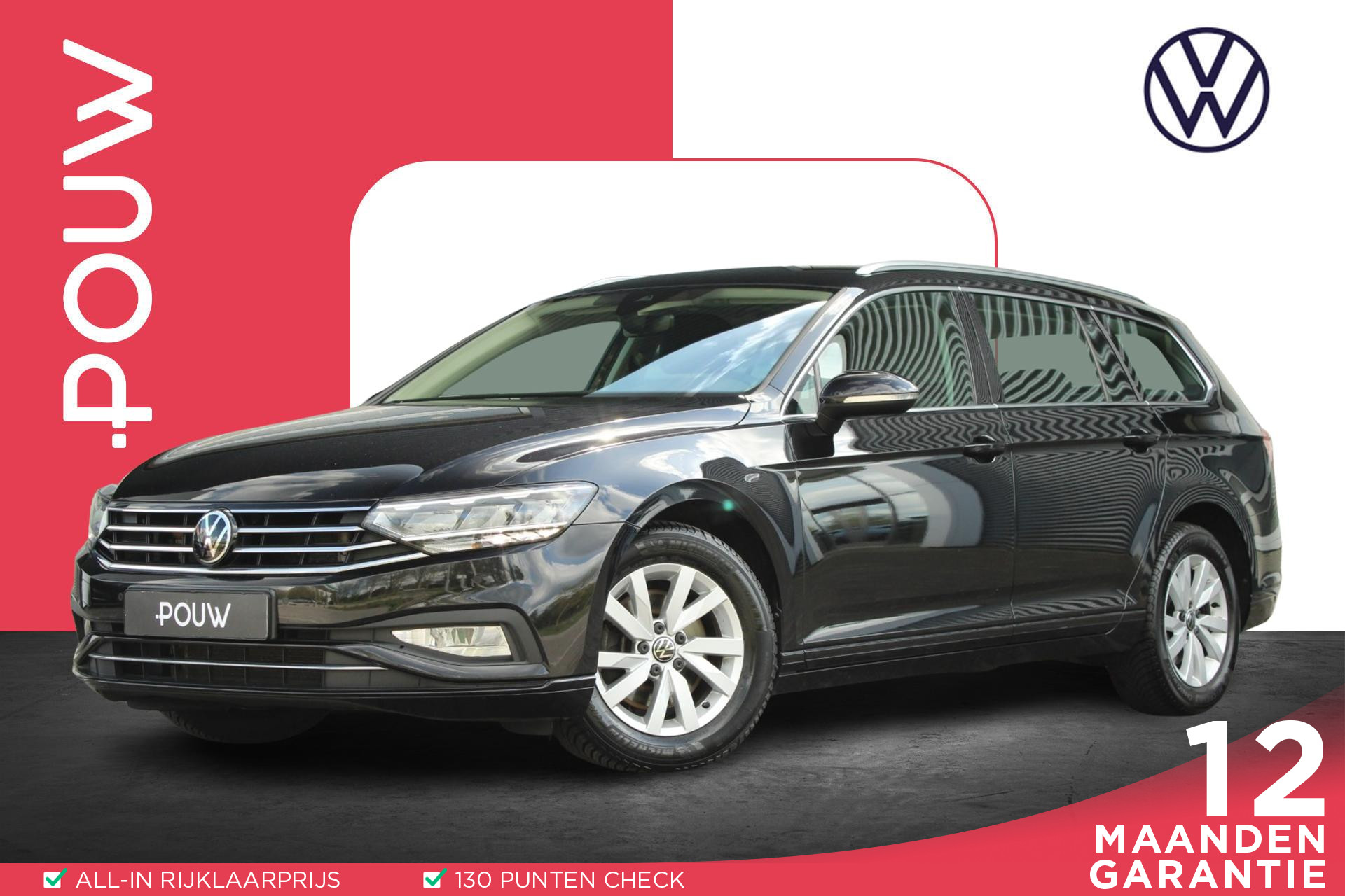 Volkswagen Passat Variant 1.5 TSI 150pk DSG Business | Trekhaak wegklapbaar | Elec. Achterklep | Camera achter | Allseason banden |