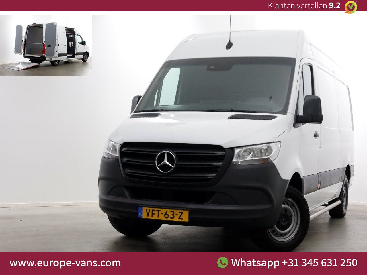 Mercedes-Benz Sprinter 311 CDI 115pk RWD L2H2 Airco Laadklep 500kg + Trekhaak 07-2020