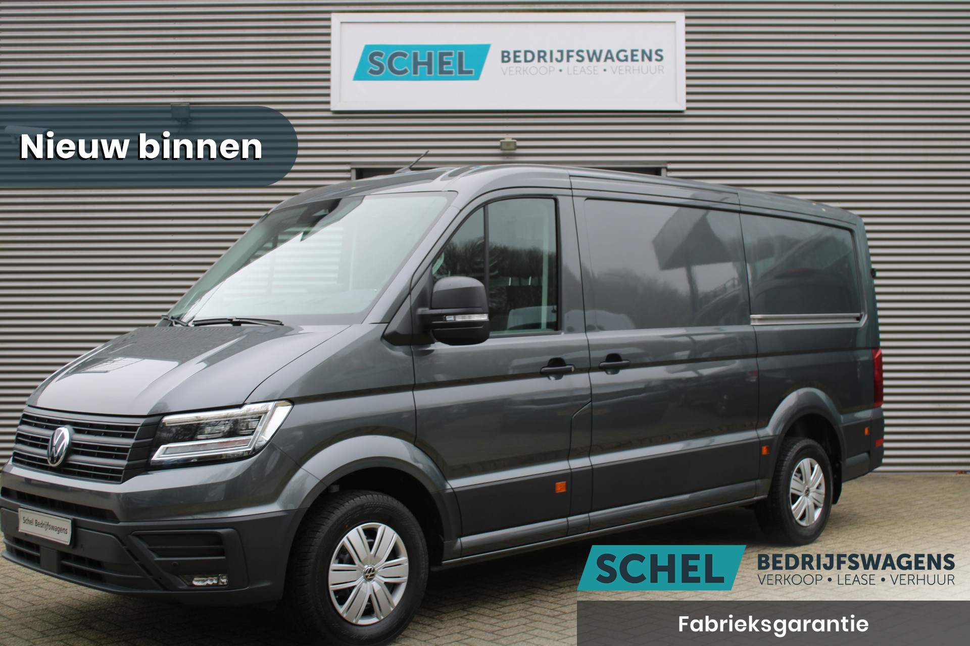 Volkswagen Crafter 35 2.0 TDI L3H2 177pk - Facelift - 2x Schuifdeur - Navigatie - LED - Geveerde stoel - Virtual cockpit - Camera - Verwarmd stuur - Stoelverwarming - Rijklaar