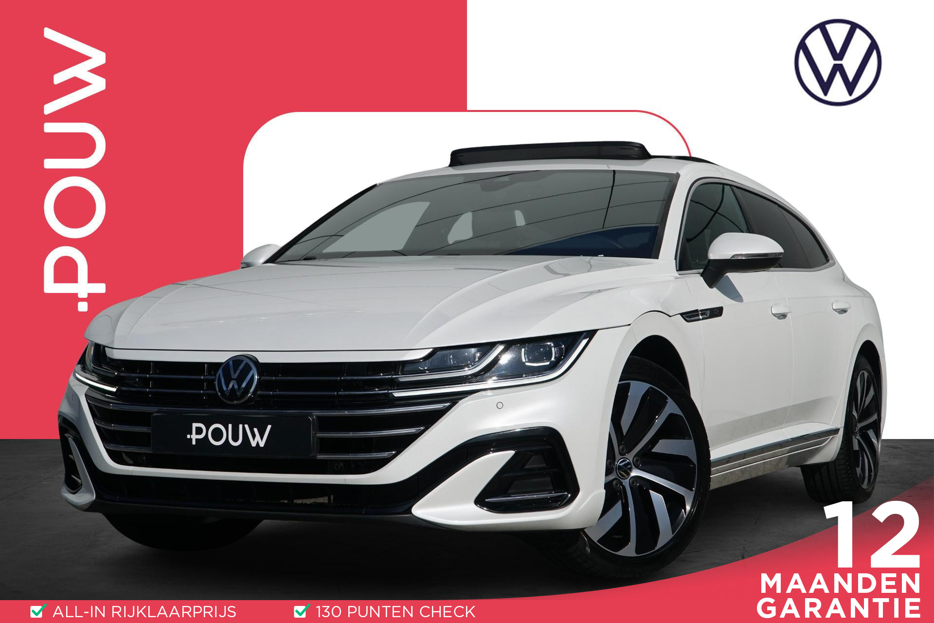 Volkswagen Arteon Shooting Brake 1.4 TSI 218pk eHybrid R-Line Business+ | Panoramadak | Winterbandenset | Achteruitrijcamera | Navigatie