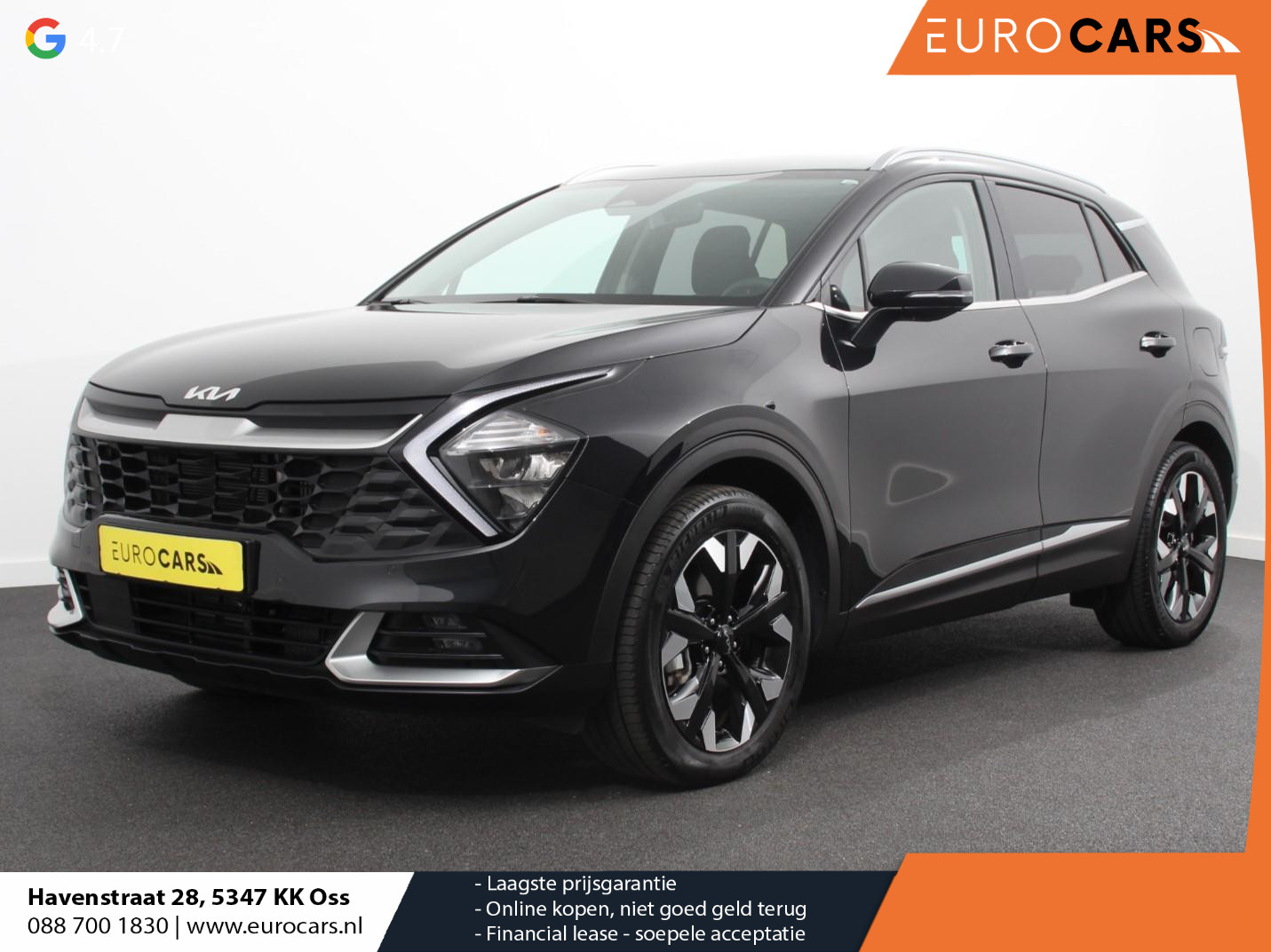 Kia Sportage 1.6 T-GDi 265pk Plug-in Hybrid AWD DynamicLine Navigatie Apple Carplay/Android Auto Climate Canotrol Camera Dab Parkeer Sensoren Verwarmde voorstoelen