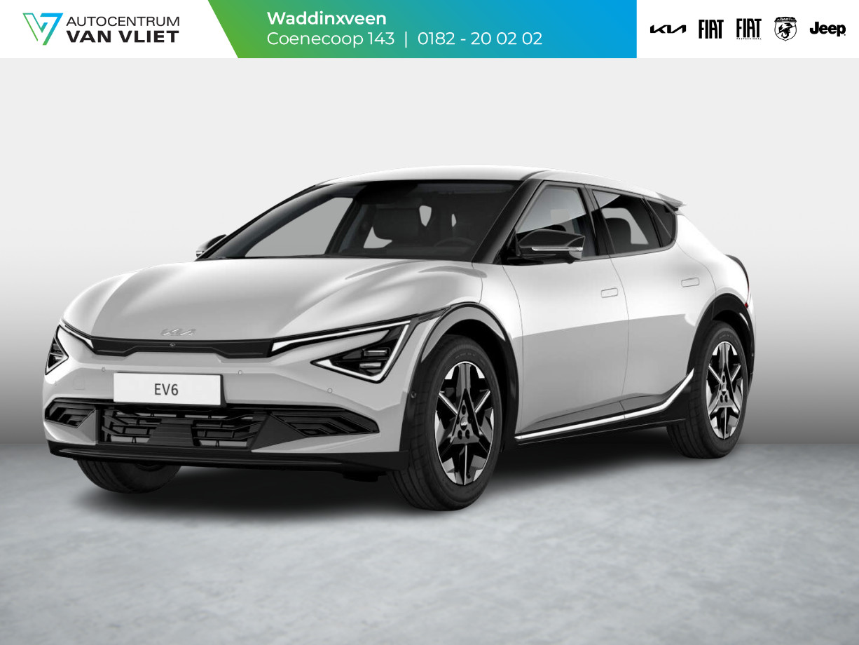 Kia EV6 Light Edition 63 kWh l Levering Mei l Wolf Grey l 428 km Actieradius