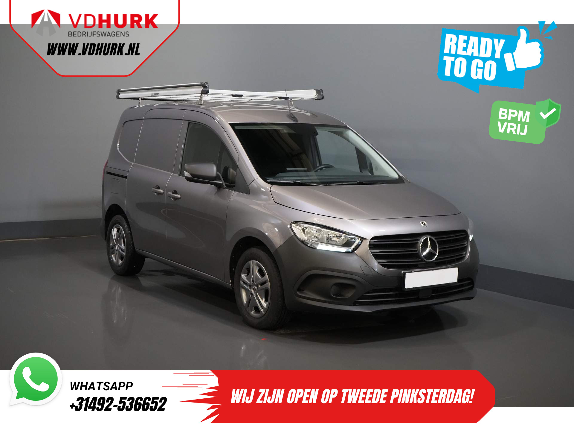 Mercedes-Benz Citan 110 CDI Ready2Go BPM VRIJ! MBUX/ Imperiaal/ Navi/ Carplay/ PDC/ Cruise