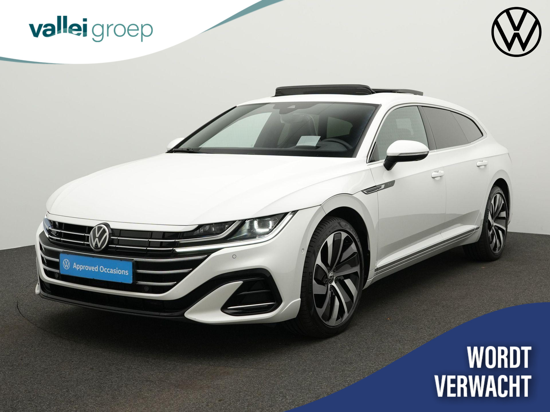 Volkswagen Arteon Shooting Brake 1.4 TSI 218 pk DSG eHybrid R-Line Business+ | Panoramadak | Trekhaak | Leder | Geheugen-/massagestoel | Navigatie Discover Pro | Adaptief onderstel | Rondomzicht camera