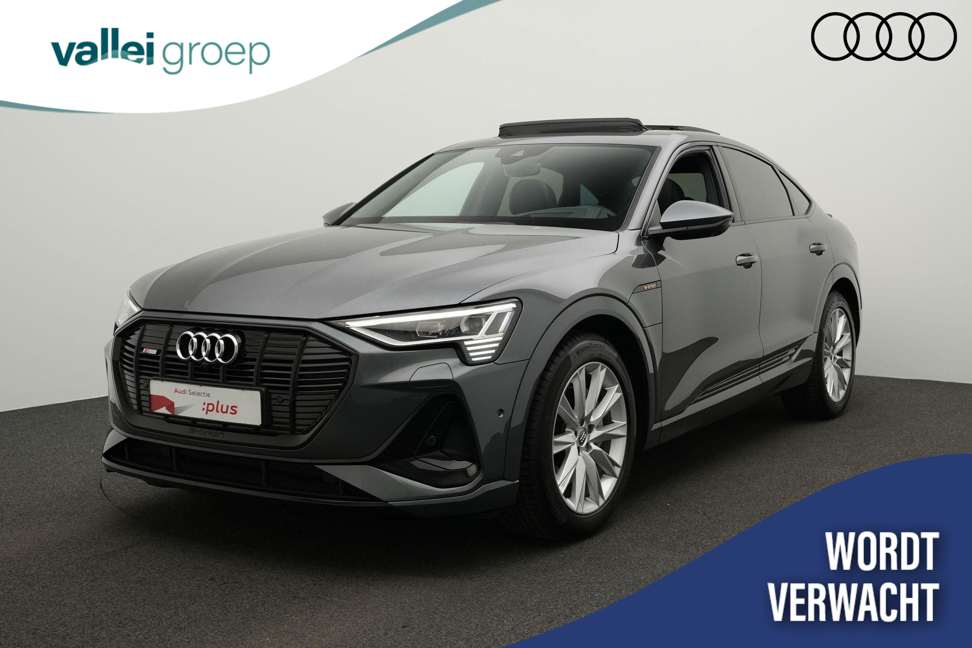 Audi e-tron Sportback 55 quattro S edition 95 kWh 408 pk / S-Line | Panoramadak | Bang & Olufsen | Head-up display | Rondomzicht camera | Geheugenstoel