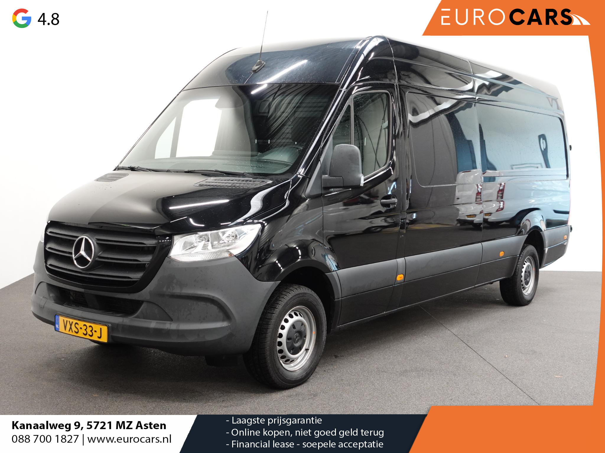 Mercedes-Benz Sprinter 317 L3H2 170PK Automaat  3500KG Trekhaak Airco Navi Cruise control  Carplay
