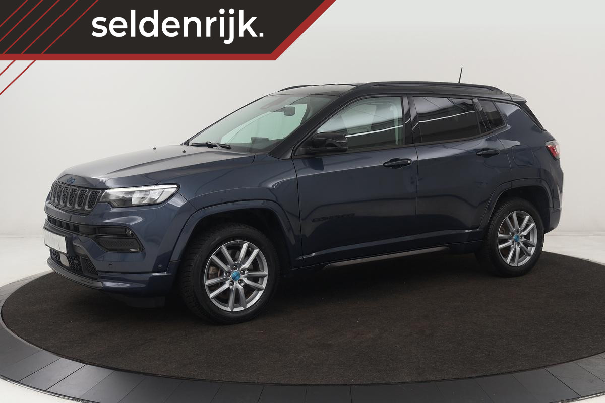 Jeep Compass 4xe 240 Plug-in Hybrid Electric S | Leder | Stoel & stuurverwarming | Adaptive cruise | Carplay | Camera | Navigatie | Keyless