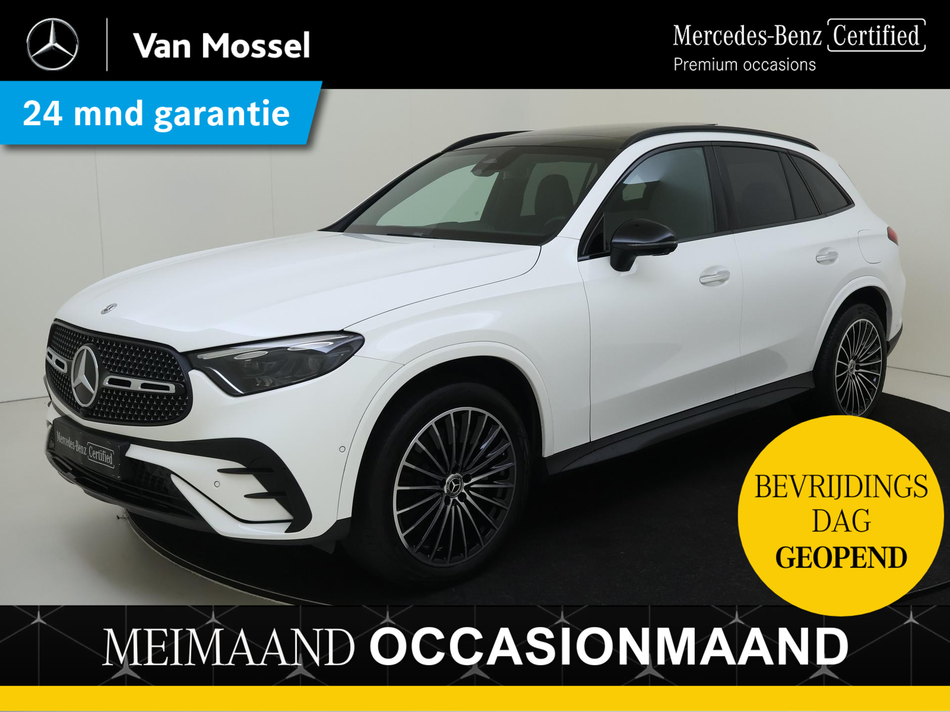 Mercedes-Benz GLC 400e 4MATIC AMG Line / Premium/ Panoramadak/ Burmester/ AIRMATIC/ Achterasbesturing/ Memory/ 20 inch/ El. Trekhaak
