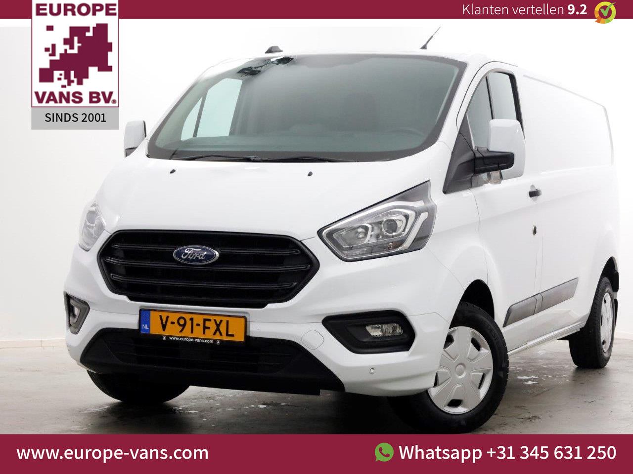 Ford Transit Custom 2.0 TDCI 130pk L2H1 Trend Camera/Carplay 06-2022