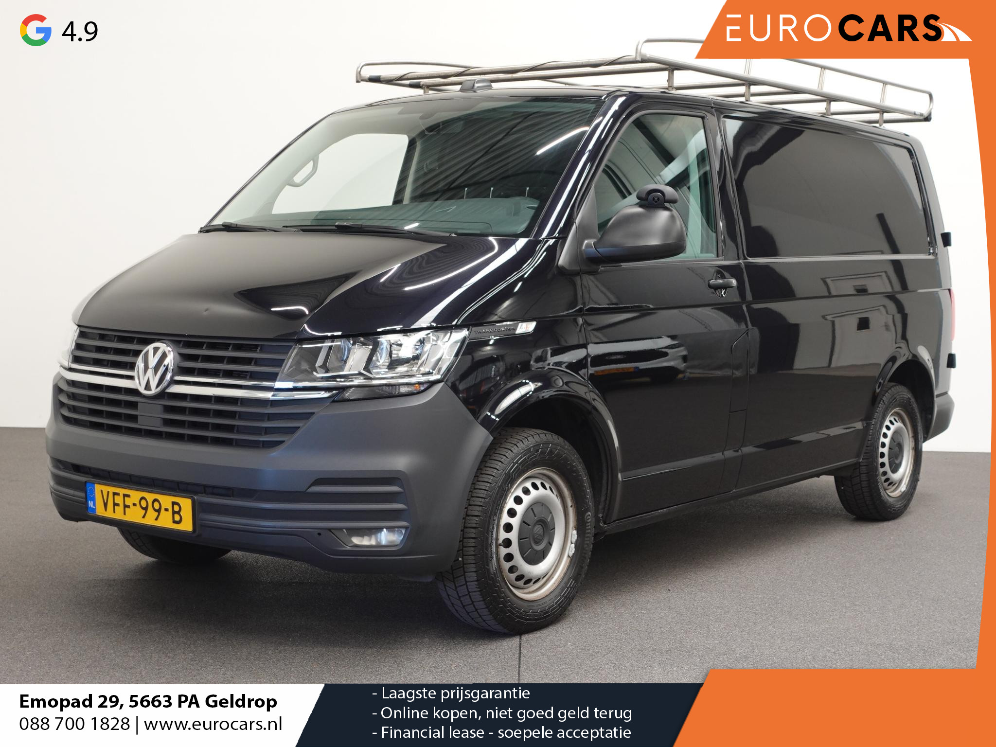 Volkswagen Transporter 2.0 TDI 110pk L1H1 Navigatie Apple Carplay/ Android auto Cruise control Trekhaak Imperiaal Airco Euro6