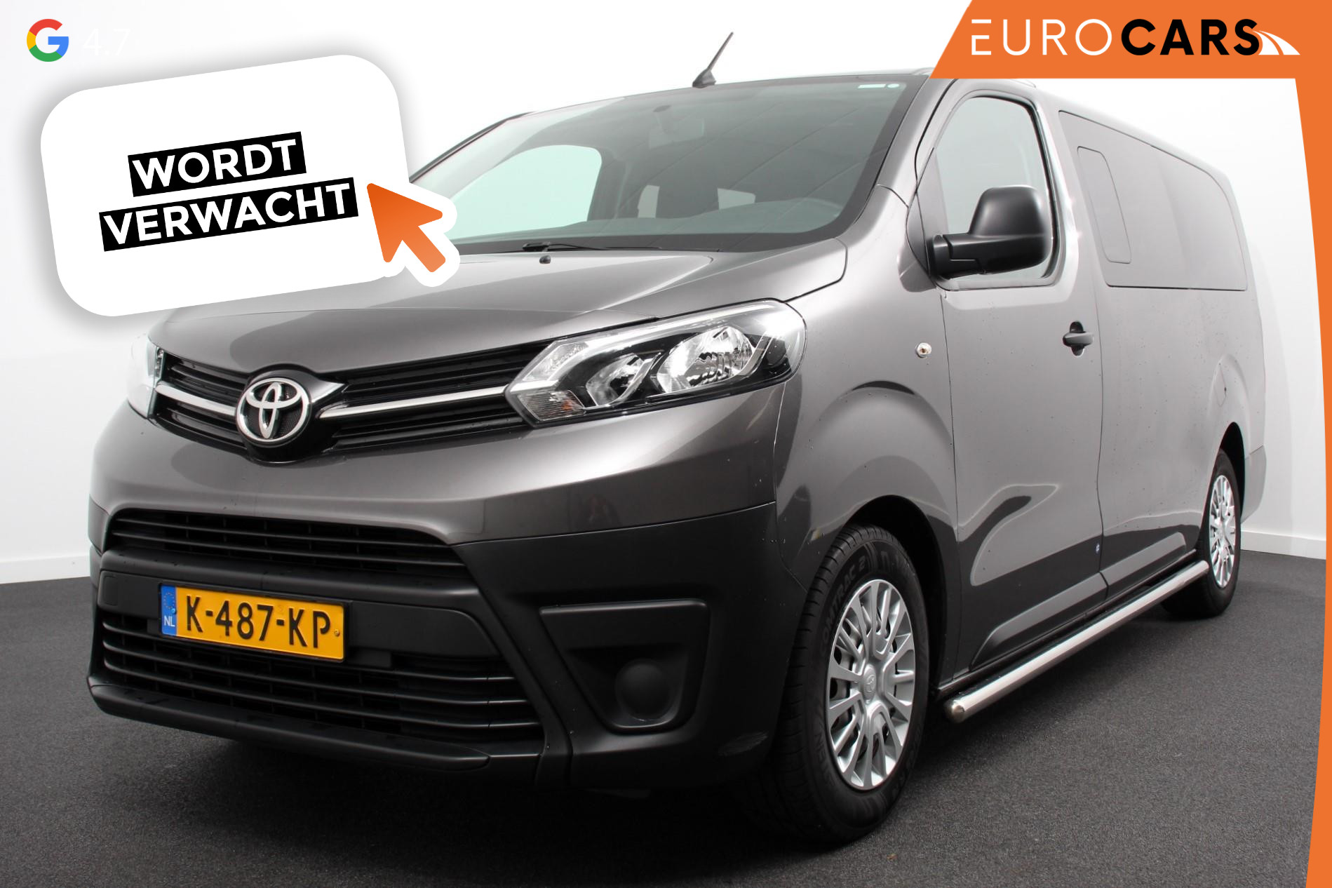 Toyota ProAce Shuttle 1.5 D-4D Navigator Long L3H1 Toyota PROACE Shuttle 1.5 D-4D Navigator Long |9 Persoons | Navigatie | Parkeersensoren | Carplay | Cruise Control | DAB |