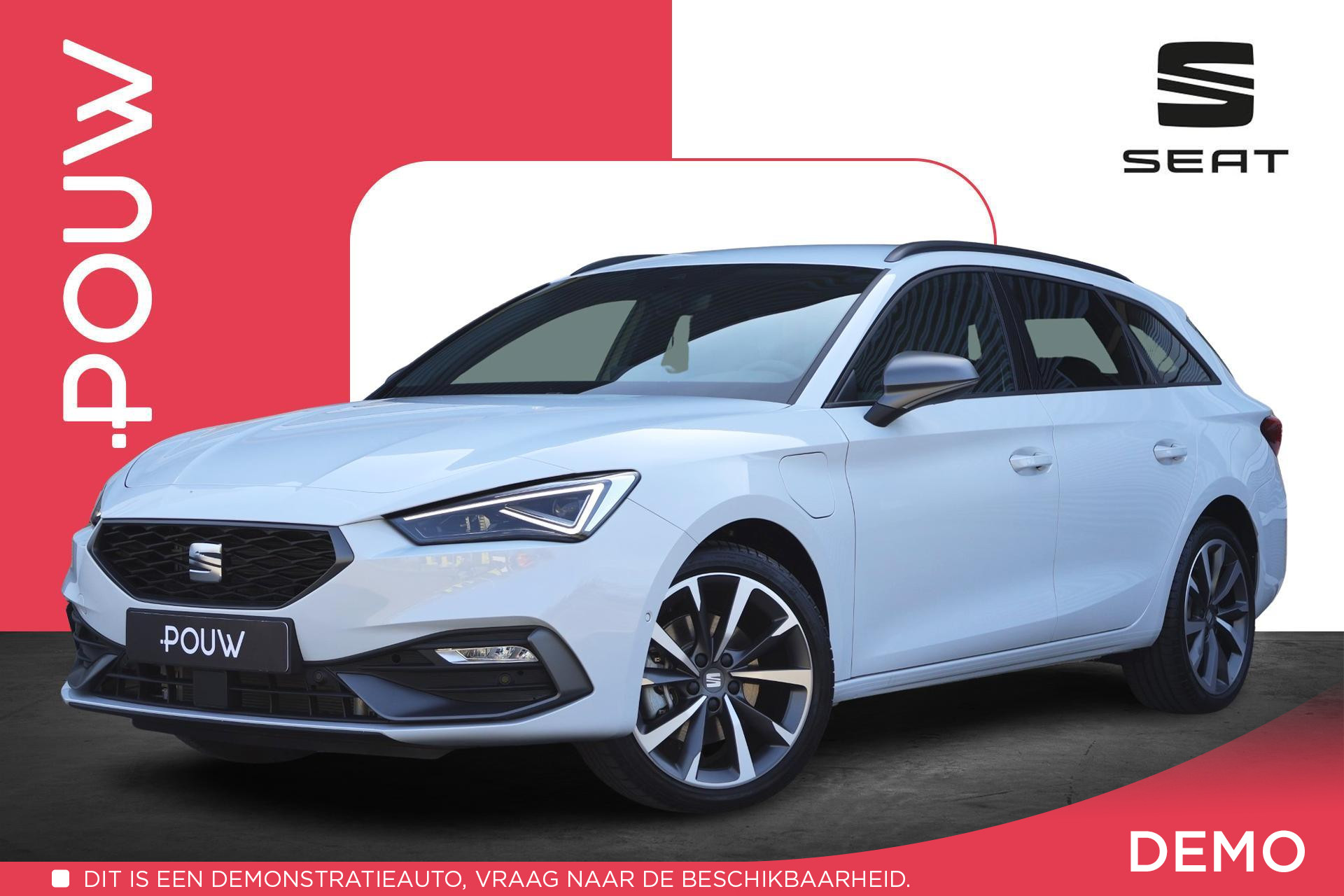 SEAT Leon Sportstourer 1.5 TSI 204pk e-Hybrid FR PHEV First Edition | 18" Velgen | Dodehoek Detectie