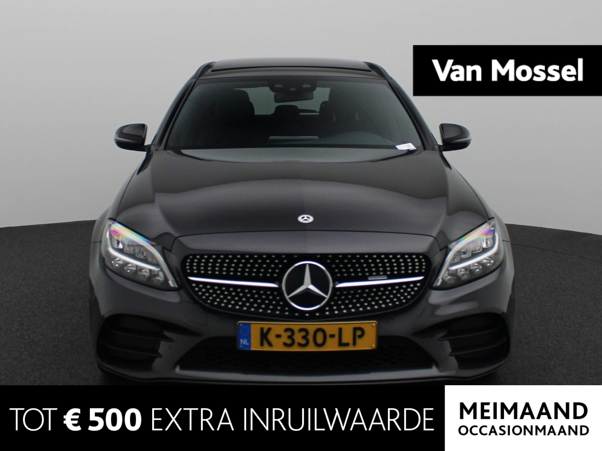 Mercedes-Benz C-Klasse Estate 180 Business Solution AMG | PANORAMADAK | ACHTERUITRIJCAMERA | STOELVERWARMING | NAVIGATIE | CLIMATE CONTROL | PARKEERSENSOREN VOOR + ACHTER | LED VERLICHTING | HALF-LEDER |