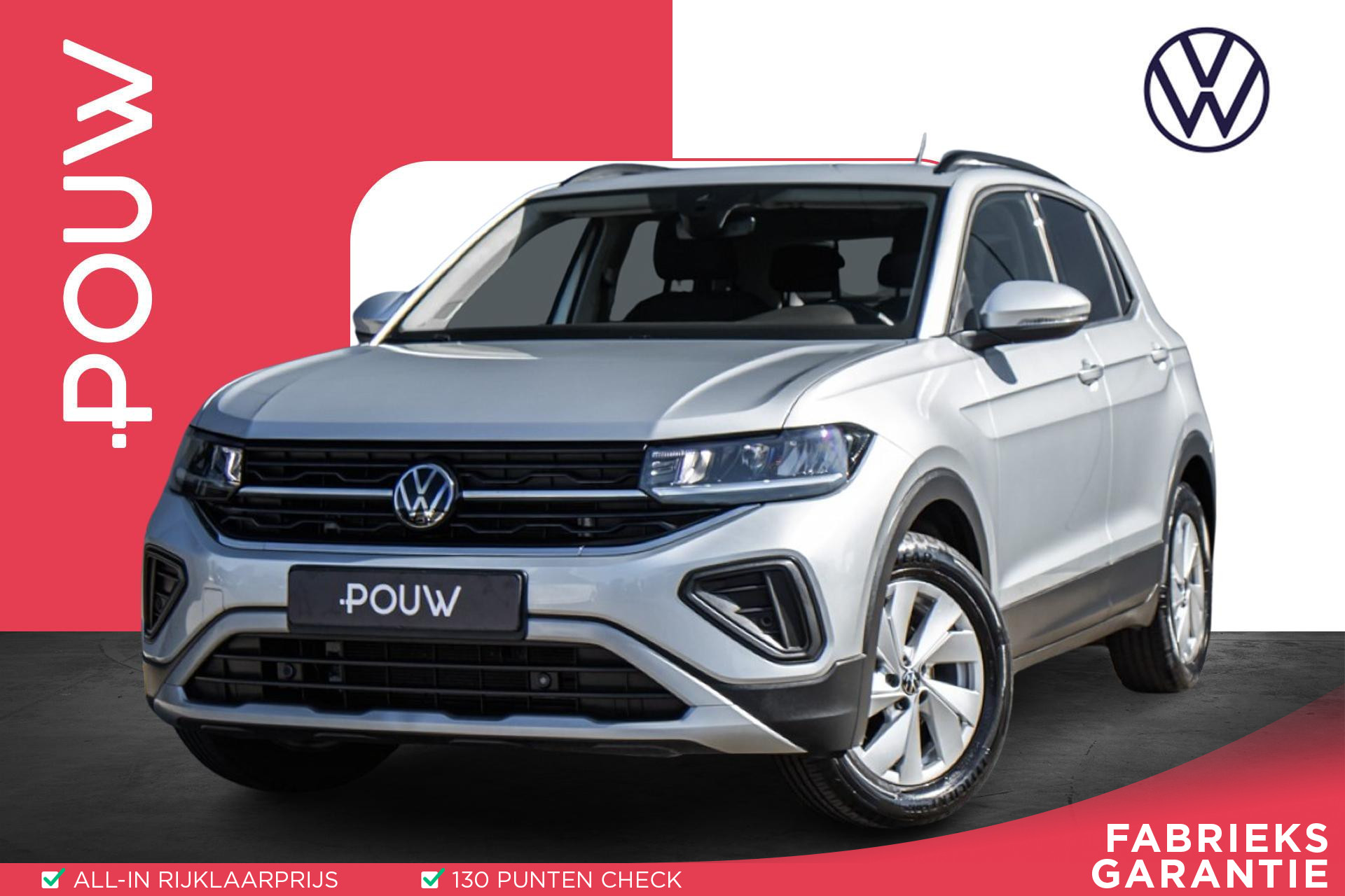 Volkswagen T-Cross 1.0 TSI 95pk Life Edition | Parkeersensoren | Apple Carplay/Android Auto | Adaptive Cruise | 16'' LMV