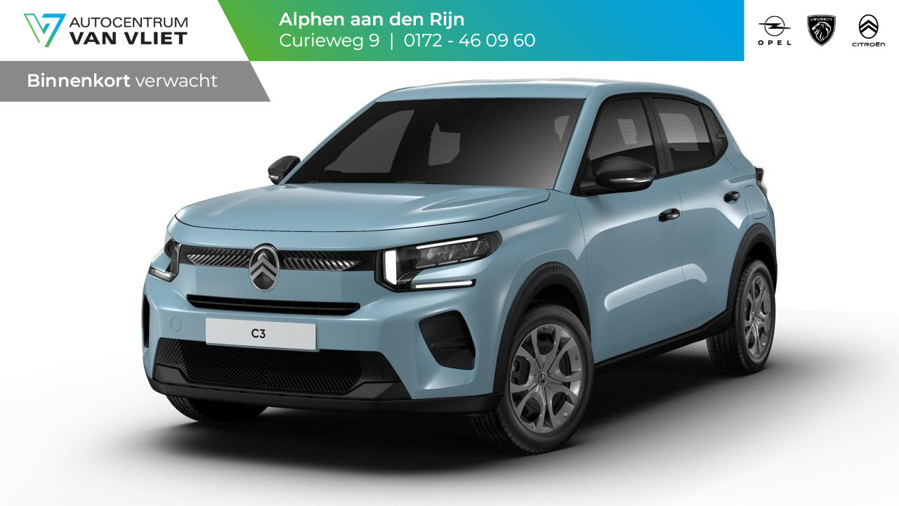 Citroën C3 1.2 Turbo 100pk You Citroen C3 1.2 Turbo You | Airco | Parkeersensoren achter | Bluetooth | Nieuw model!