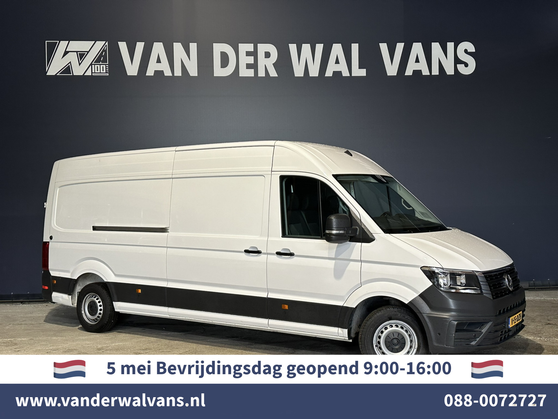 Volkswagen Crafter 2.0 TDI 140pk L4H3 L3H2 Euro6 Airco | Camera | Apple Carplay | Parkeersensoren Android Auto, Bijrijdersbank, 3000kg Trekvermogen