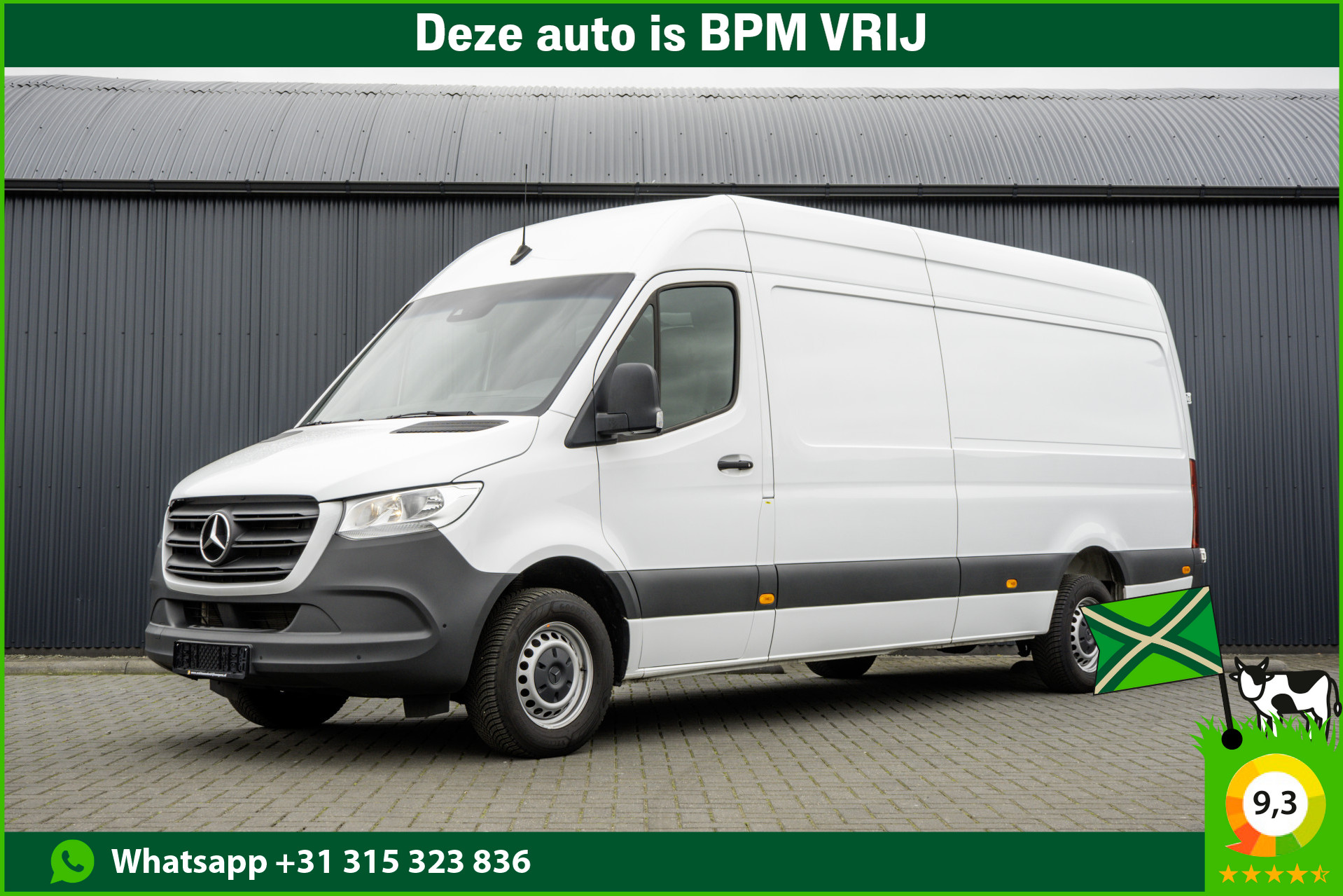 Mercedes-Benz Sprinter 317 CDI L3H2 | Automaat | MBUX | Navigatie | Euro 6 | 170 PK | Climate | Carplay | PDC