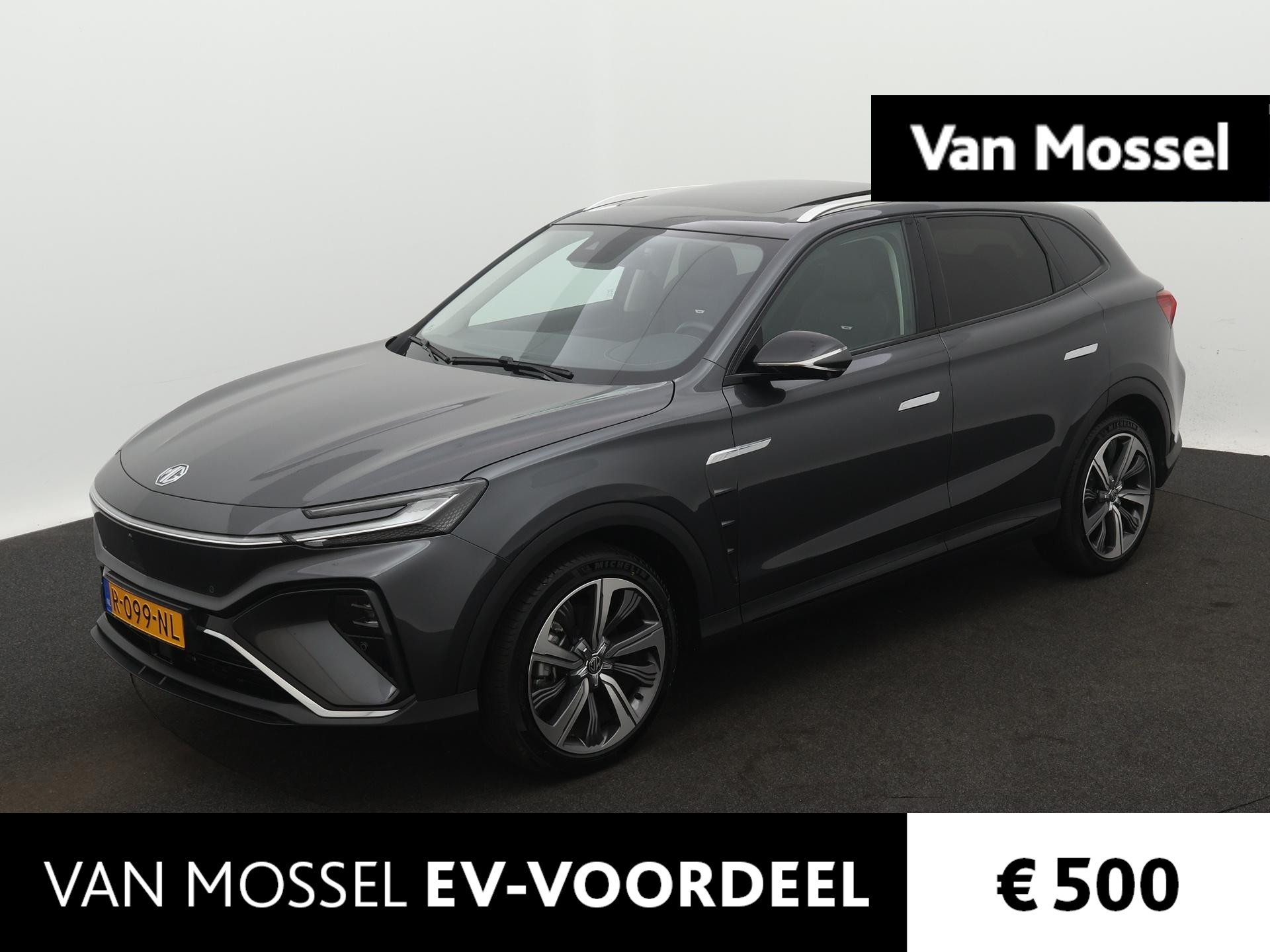 MG Marvel R Luxury 70 kWh | WLTP 402 KM | Afneembare Trekhaak | Panorama/Schuif-Kantel Dak | 19"LMV | 360° Cam | DAB | ACC | ECC | Navigatie | BTW AUTO |