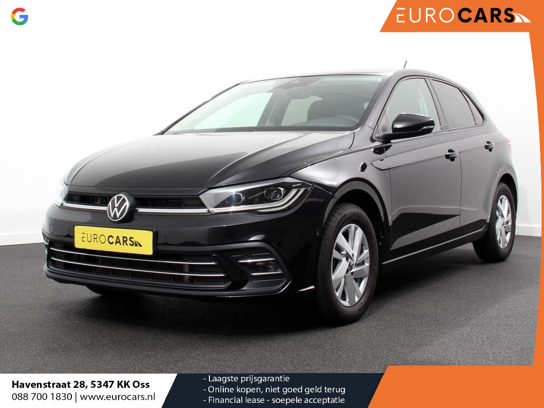 Volkswagen Polo 1.0 TSI 110pk DSG Style Navigatie Apple Carplay/ Android Auto Parkeersensoren Adaptive Cruise Control Blind Spot Assist Stoelverwarming Ledverlichting Climate Control