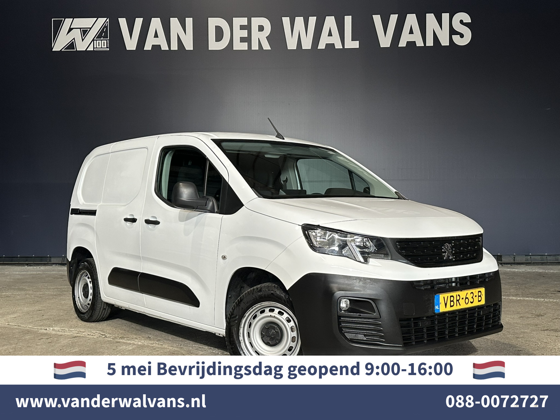 Peugeot Partner 1.5 BlueHDI 102pk L1H1 Euro6 Airco | Camera | Apple Carplay | Android Auto Trekhaak, Cruisecontrol, Parkeersensoren