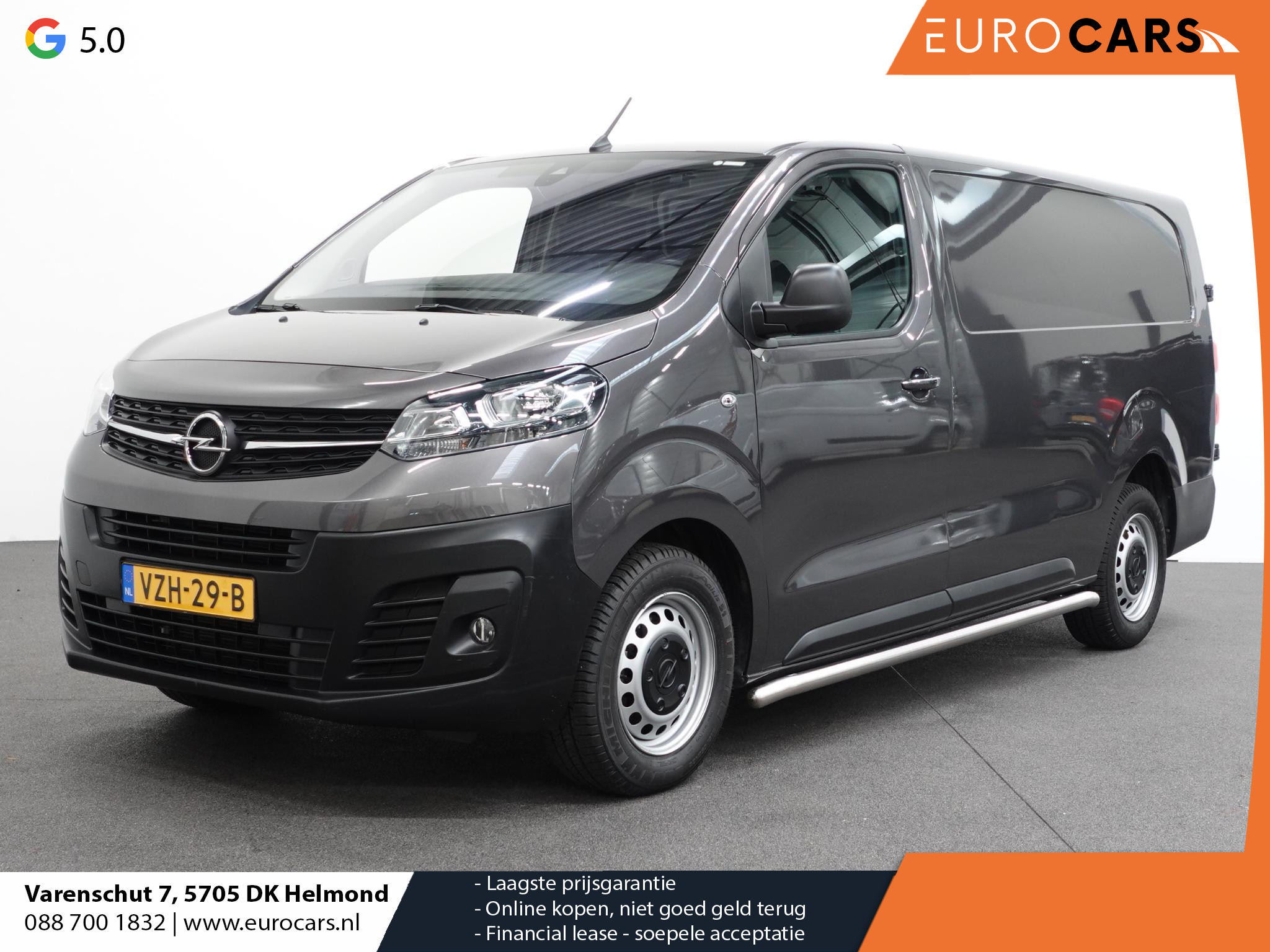 Opel Vivaro 2.0 BlueHDi 145PK L3 Automaat Airco Bluetooth Cruise Control Trekhaak Sidebars