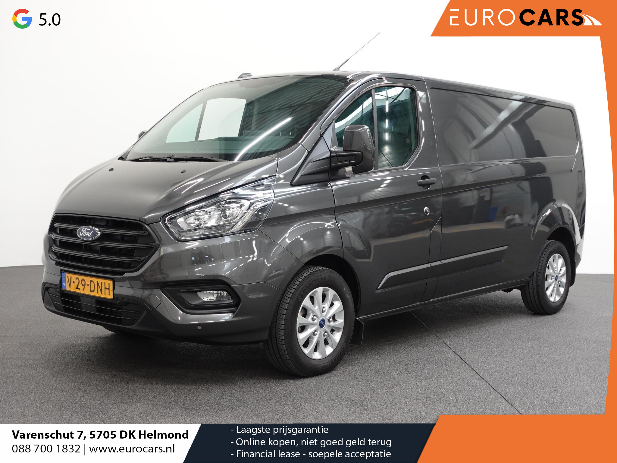 Ford Transit Custom 300 2.0 TDCI L2H1 Trend Automaat Airco Navi Cruise Parkeersensoren Camera Trekhaak Carplay