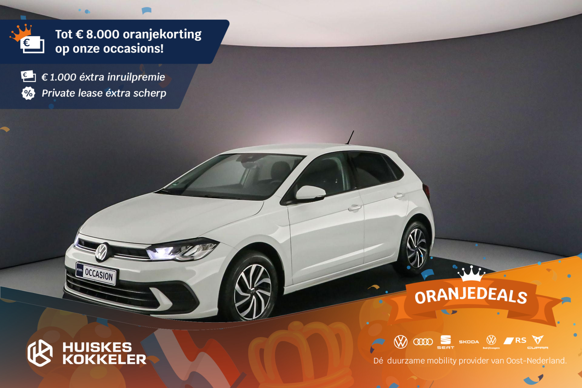 Volkswagen Polo Life 1.0 TSI 95pk Adaptive cruise control, LED koplampen, Airco, DAB, Radio, App connect, Bluetooth