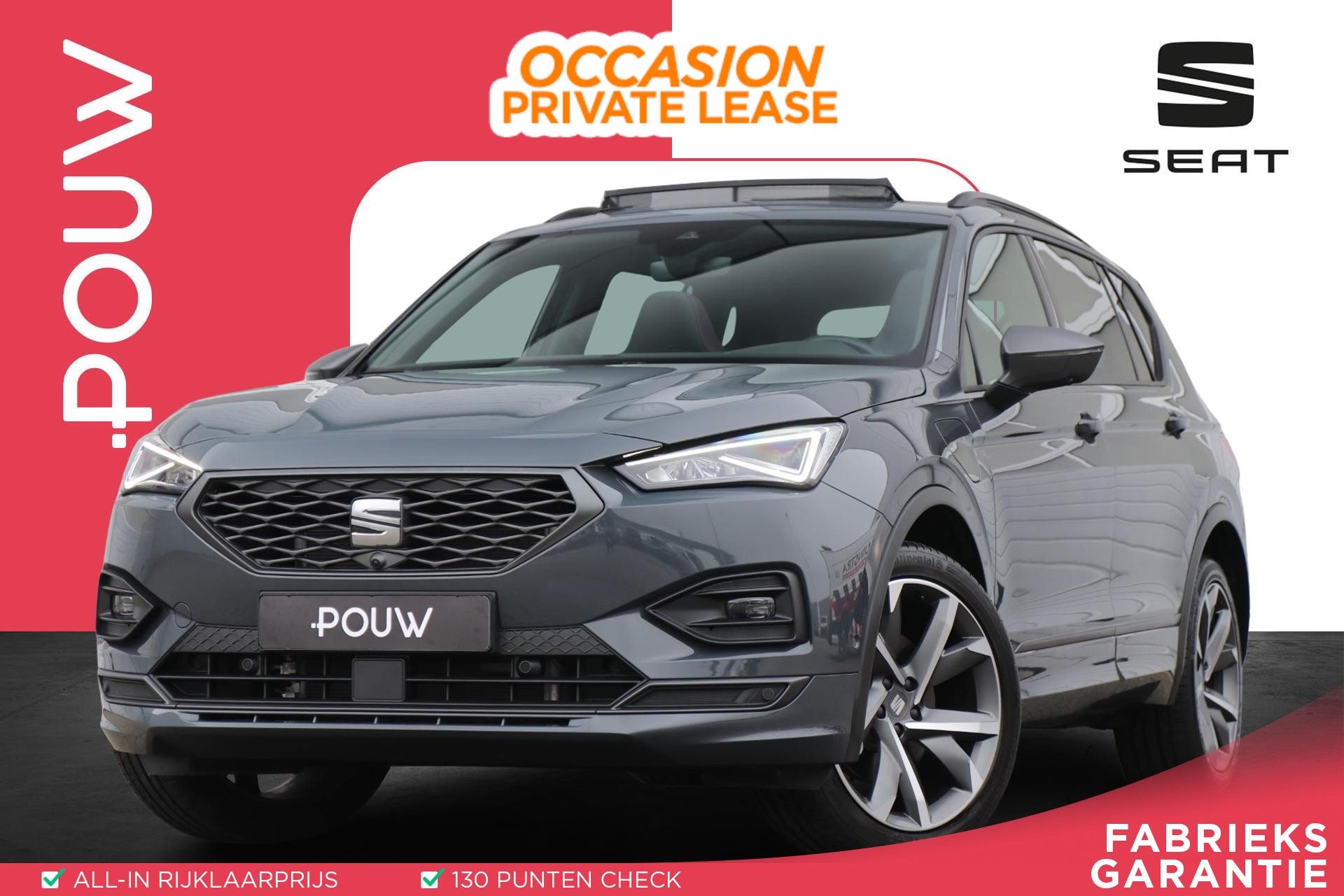 SEAT Tarraco 1.4 TSI 245pk e-Hybrid PHEV FR Business | SoH 99% | Panoramadak | Navigatie | Camera