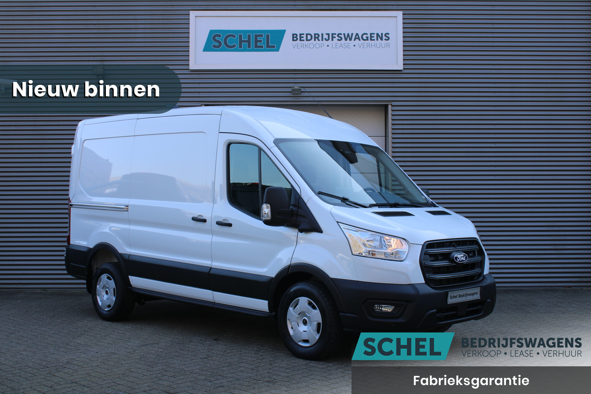 Ford Transit 350 2.0 TDCI L2H2 Trend 130pk - Facelift - 2x Schuifdeur - Adaptive Cruise - Navigatie - Blind Spot - 360 Camera - Stoel - Stuurverwarming - Rijklaar