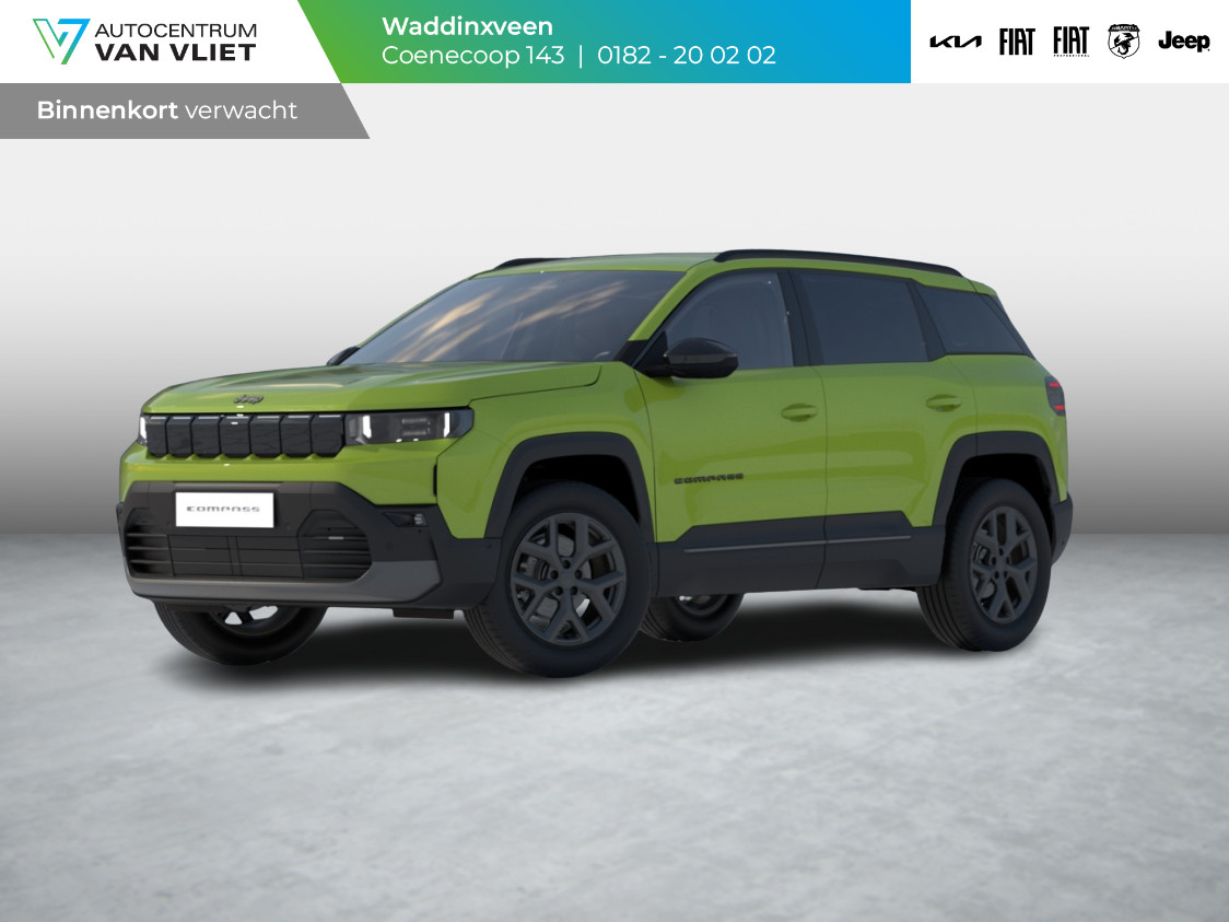 Jeep Compass 1.2 e-Hybrid First Edition | Adapt. Cruise | Camera | Carplay | 18" | Elektr. A-Klep | Navi | Winter Pack