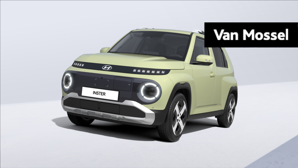 Hyundai Inster Evolve Sky Plus 49 kWh | Nu met €2.000 Smart Bonus | Stoelverwarming | Stuurverwarming | Achterbank verstelbaar | Lichtmetalen Velgen 17" | Schuif-/Kantel dak | Uit voorraad leverbaar