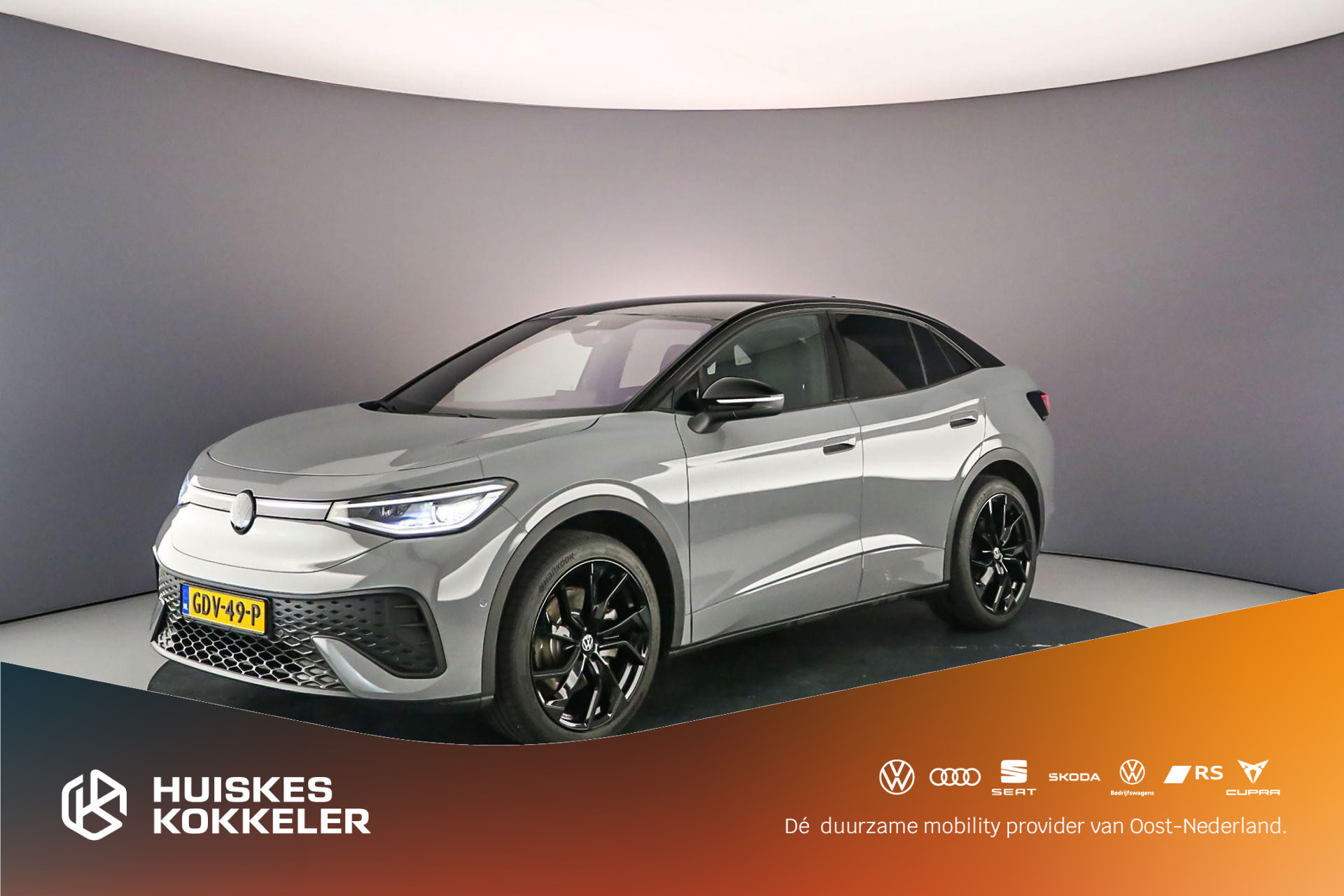 Volkswagen ID.5 Pro Business 286pk Automaat Black Edition, Trekhaak, Adaptive cruise control, Elektrische achterklep, LED matrix koplampen, Navigatie, Stuurwiel verwarmd, Achteruitrijcamera