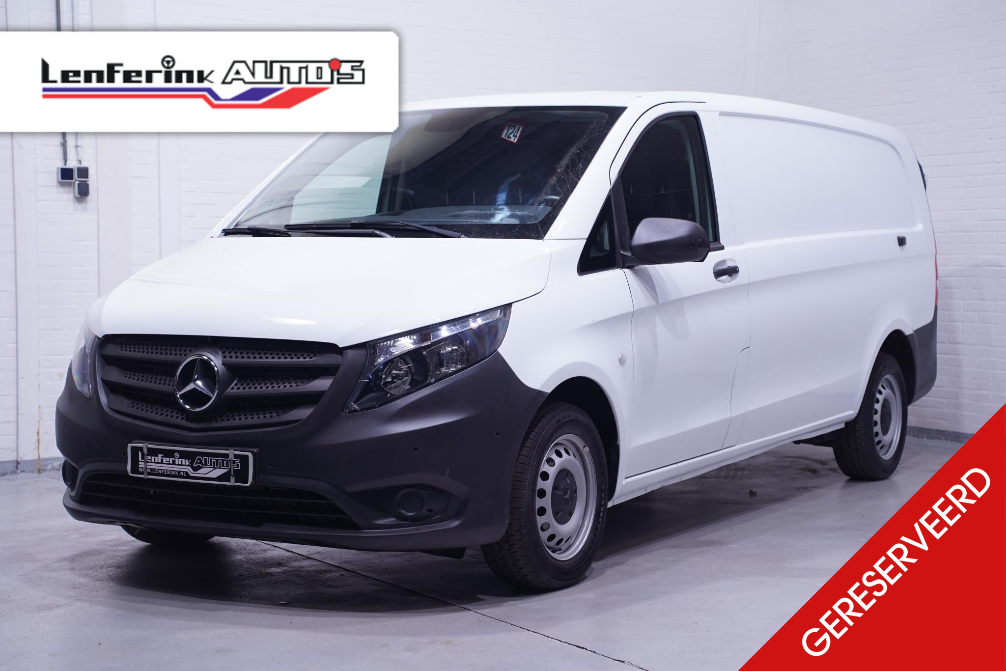 Mercedes-Benz Vito 116 CDI 163 pk Extra Lang Automaat Airco, Camera, 270 Graden Deuren, PDC V+A, 3-Zits
