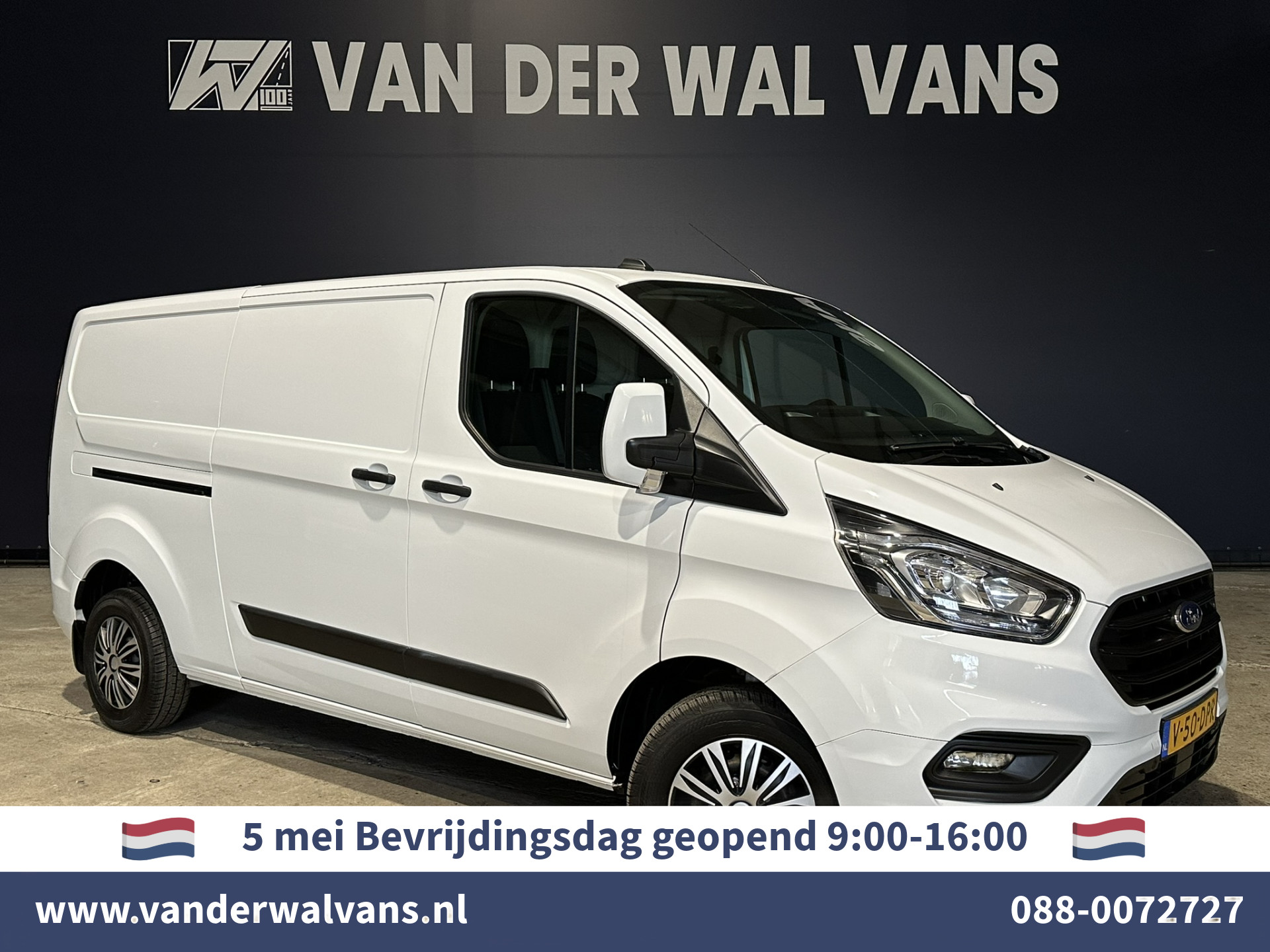 Ford Transit Custom 2.0 TDCI 131pk L2H1 Euro6 Airco | 2800kg trekvermogen | LED | Cruisecontrol | Parkeersensoren Stoelverwarming, Voorruitverwarming, Bijrijdersbank