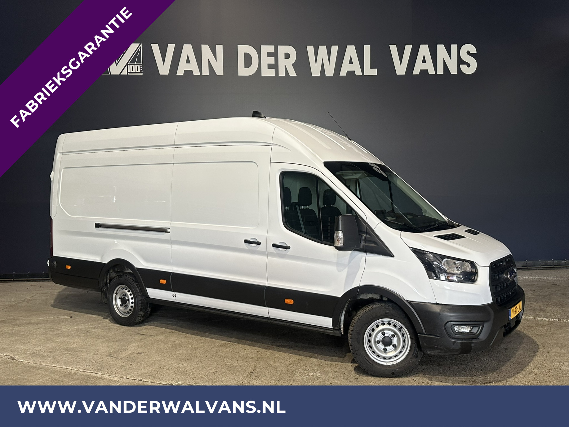 Ford Transit 2.0 TDCI 131pk L4H3 Fabrieksgarantie Euro6 Airco | Camera | Navigatie | Cruisecontrol | Parkeersensoren | Apple Carplay Android Auto, Bijrijdersbank, 2800kg trekvermogen