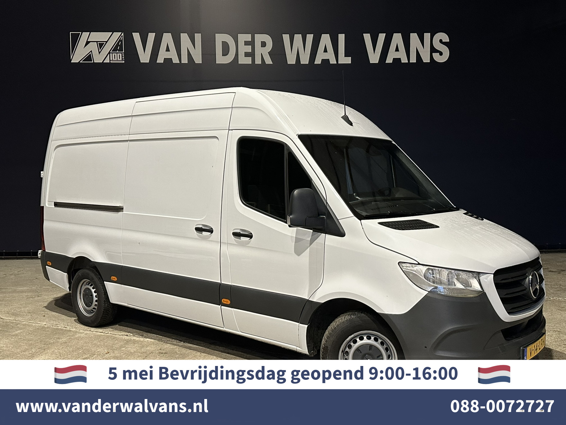 Mercedes-Benz Sprinter 317 CDI 170pk 9G-Tronic Automaat L2H2 Fabrieksgarantie Euro6 Airco | Camera | Navigatie Cruisecontrol, Stoelverwarming, Parkeersensoren, Bijrijdersbank
