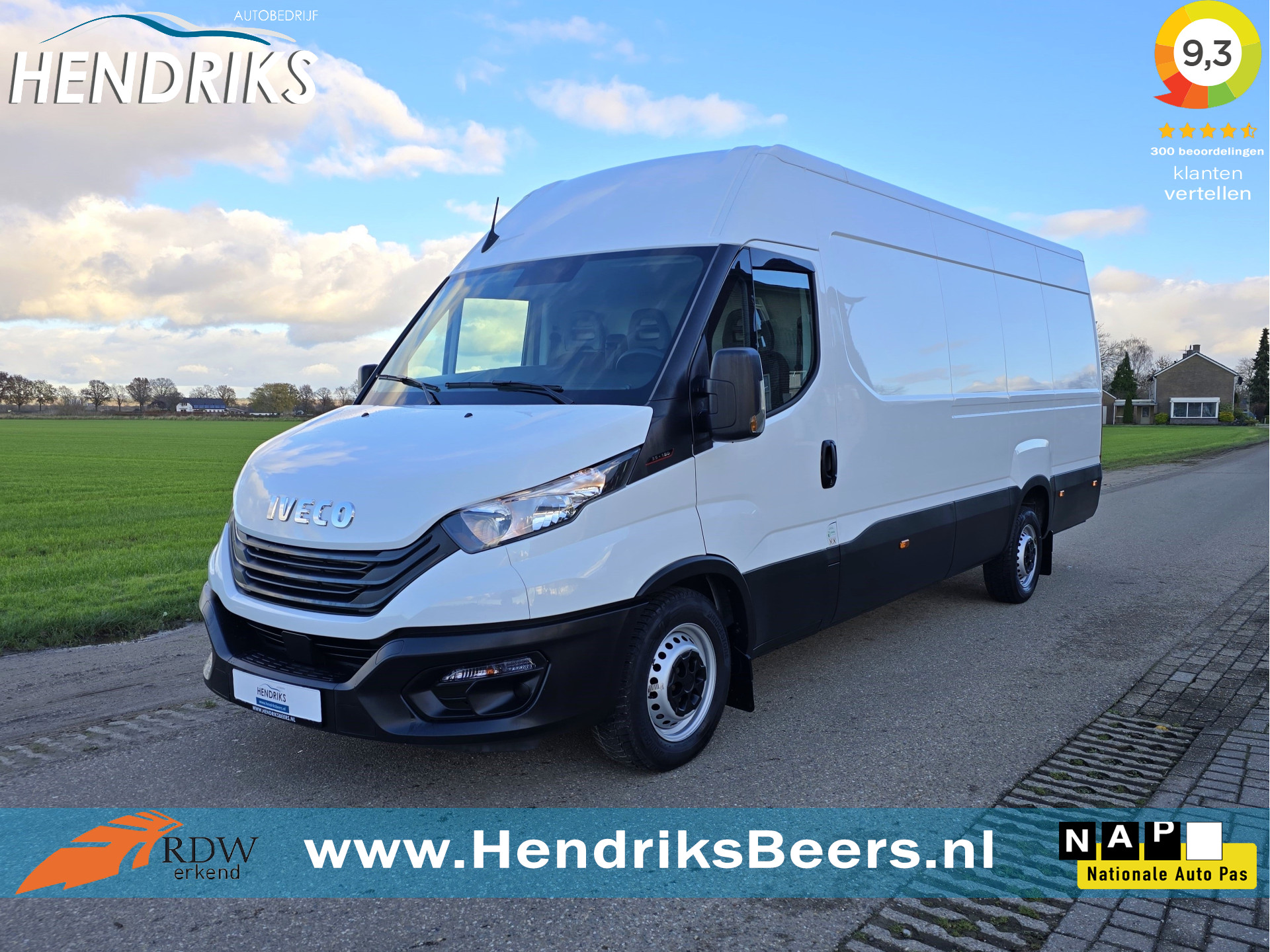 Iveco Daily 35S18HV 3.0 410 H2 L3 H2 - 180 Pk - Euro 6 - ParkeerCamera - Airco - Cruise Control
