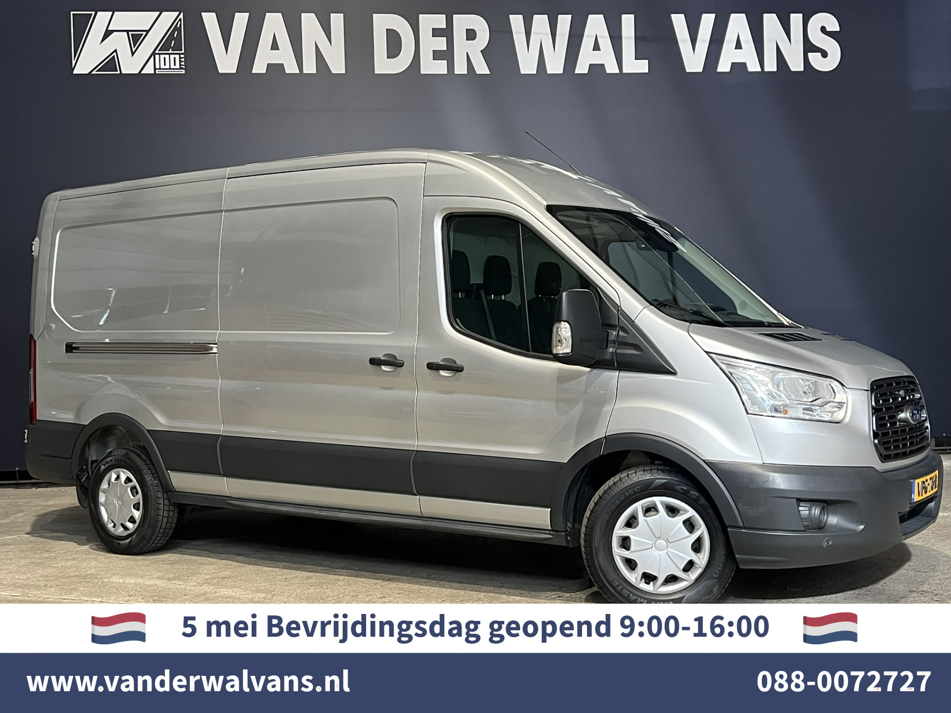 Ford Transit 2.0 TDCI 131pk Automaat L3H2 inrichting Euro6 Airco | Camera | LED | Trekhaak Cruisecontrol, Parkeersensoren, Bijrijdersbank