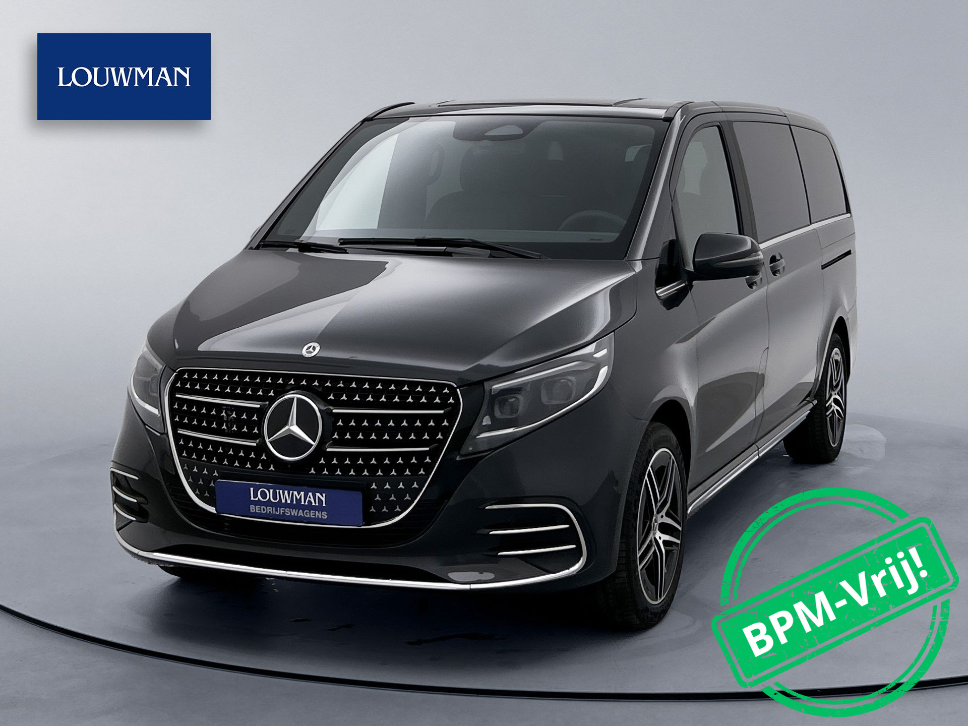 Mercedes-Benz V-Klasse 300d Lang AMG Avantgarde Dubbele Cabine Burmester Audio Elektrische Schuifdeuren Leder 360 Graden Camera