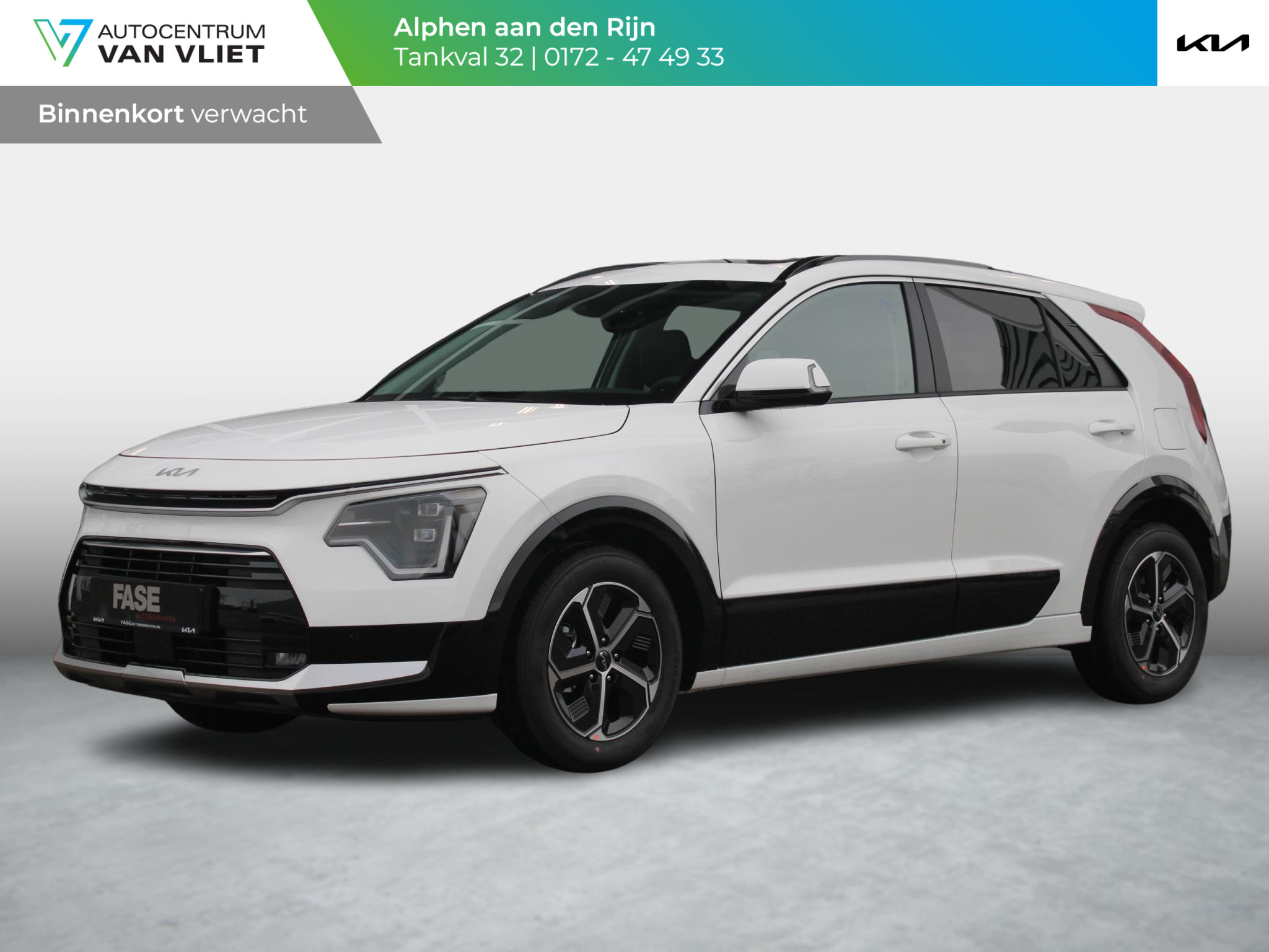 Kia Niro 1.6 GDi Hybrid DynamicPlusLine ANWB Private Lease v.a € 484,- | Uit voorraad leverbaar in meerdere kleuren ! |Stoel-/stuurverwarming | Schuif-/kanteldak | Head-up display | LED | Bestelbaar | Snel leverbaar
