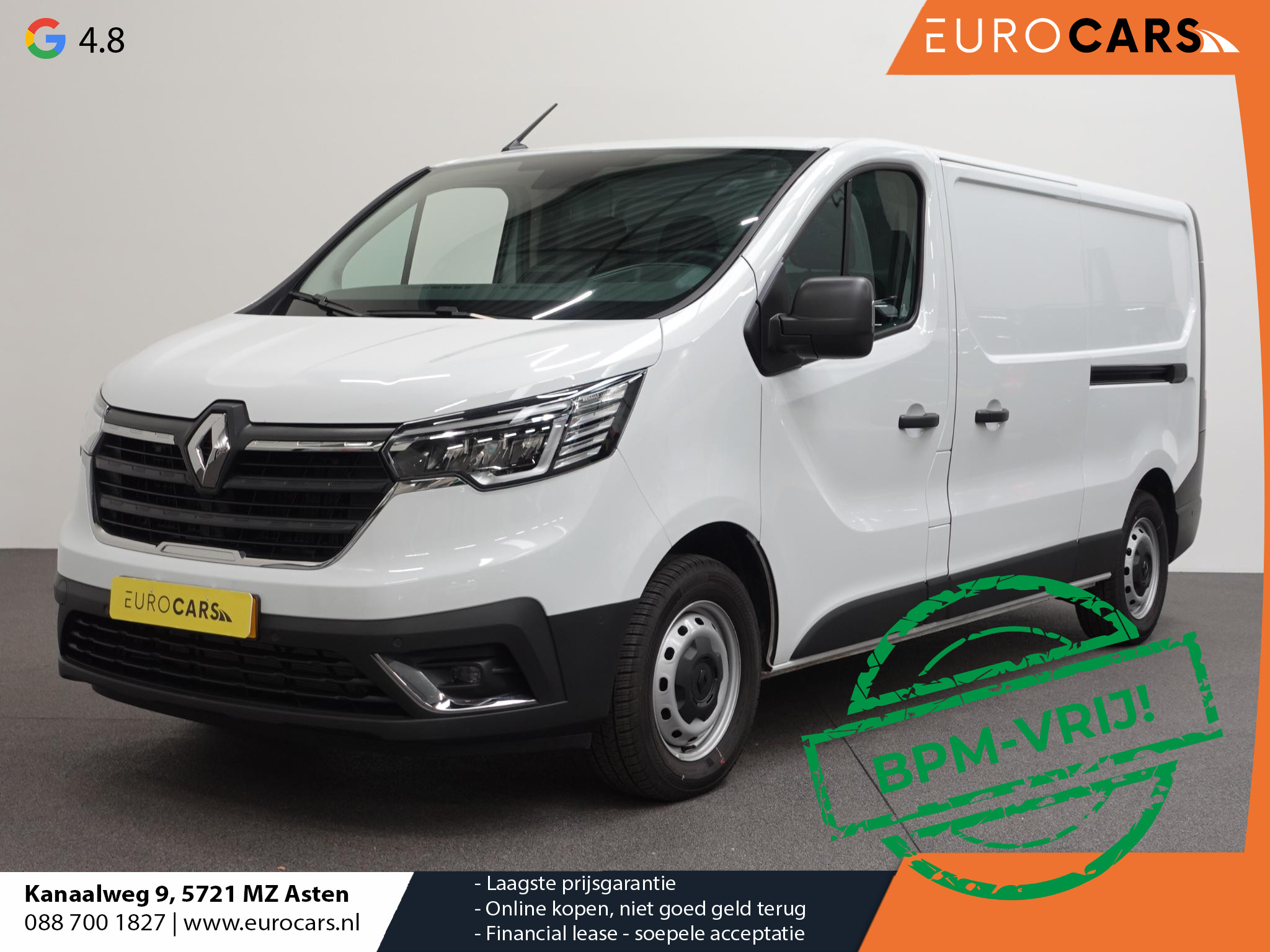 Renault Trafic 2.0 Blue dCi 150PK T30 L2H1 Advance Airco Bluetooth Camera Cruise Parkeersensoren Trekhaak
