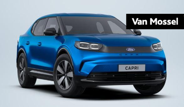 Ford Capri Extended Range AWD 79 kWh Ford Capri Ext Range AWD 79 kWh | €1.500,00 KORTING! | 592KM ACTIERADIUS | 19 INCH | ADAPTIEVE CRUISE CONTROL | FULL LED | STOELVERWARMING | BLUE MY MIND |