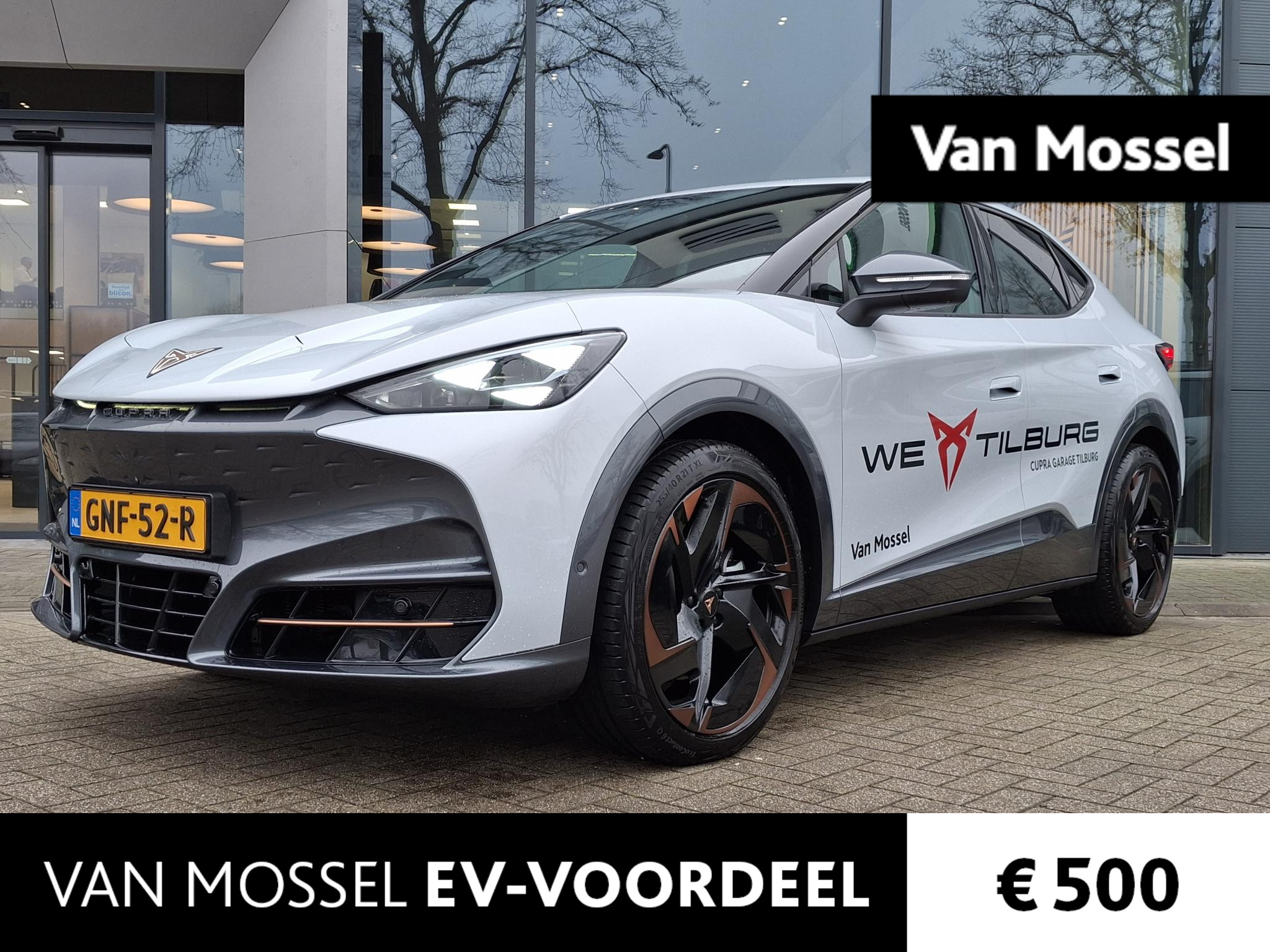 CUPRA Tavascan VZ Adrenaline 82 kWh 250 kw/340 PK | 21 inch Velgen | White silver metallic | Full options | NETTO VRAAGPRIJS RIJKLAAR